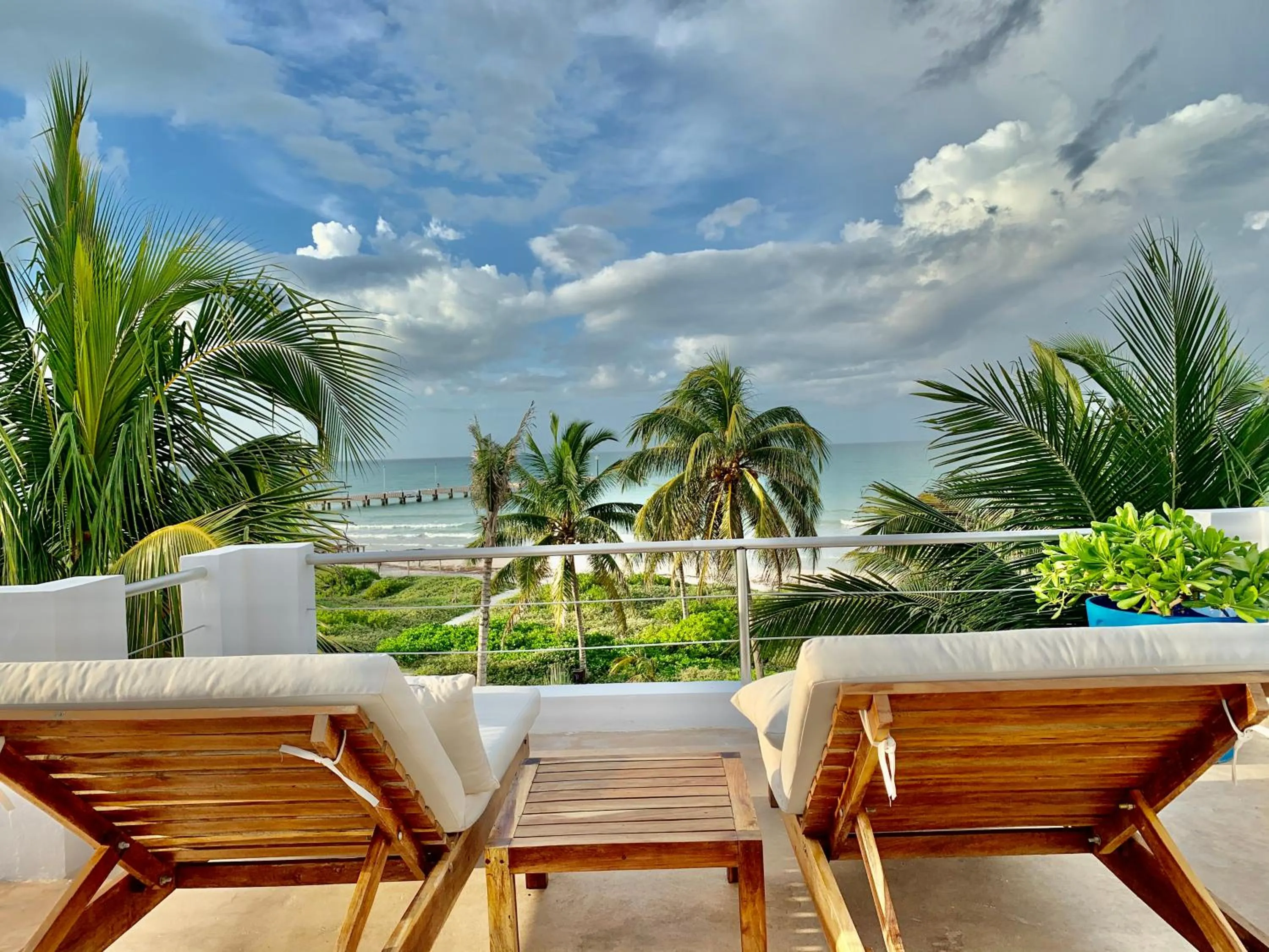 Balcony/Terrace in Hotel La Casa Cielo solo adultos