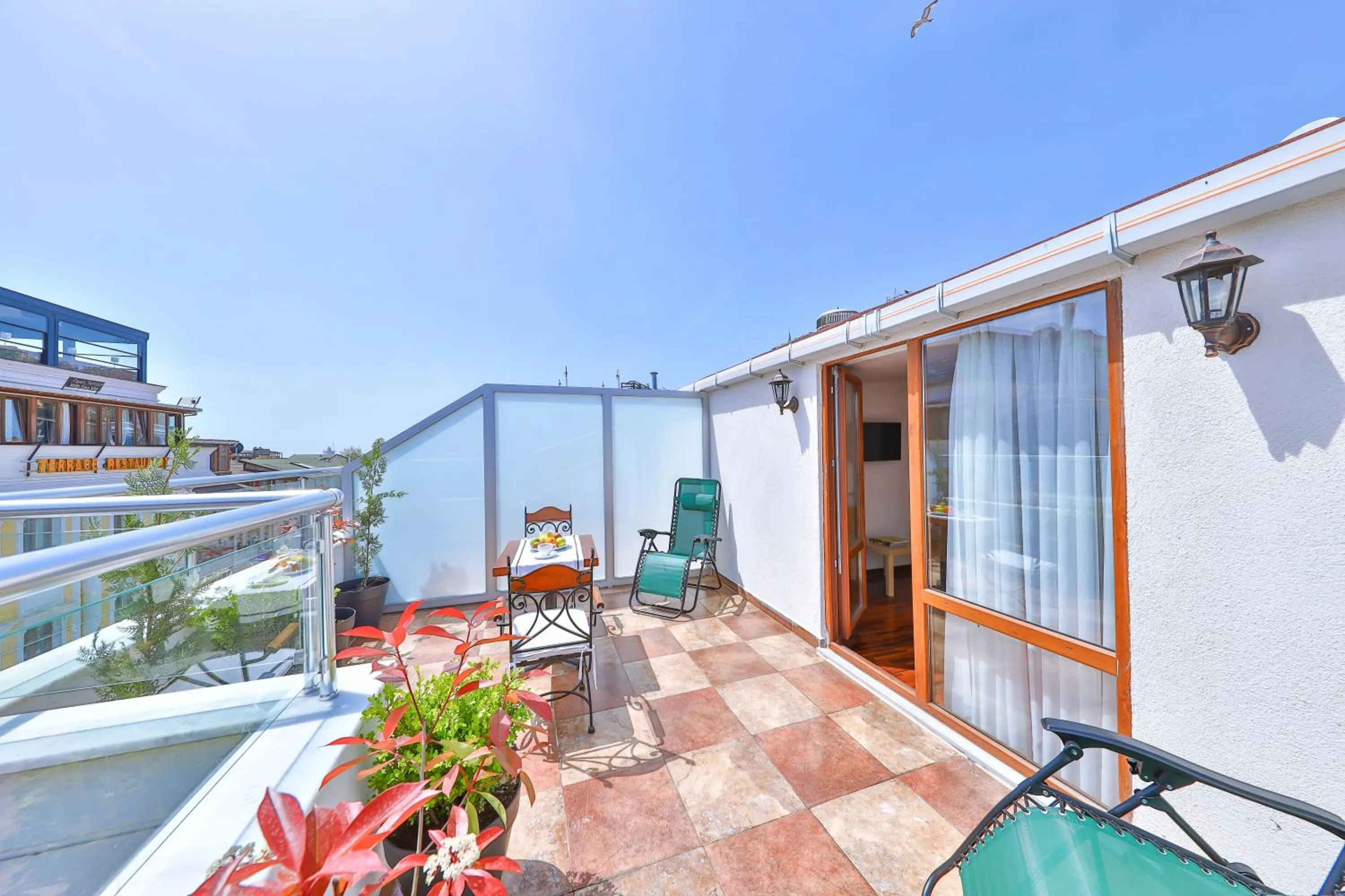 Balcony/Terrace in Senatus Hotel - Special Class