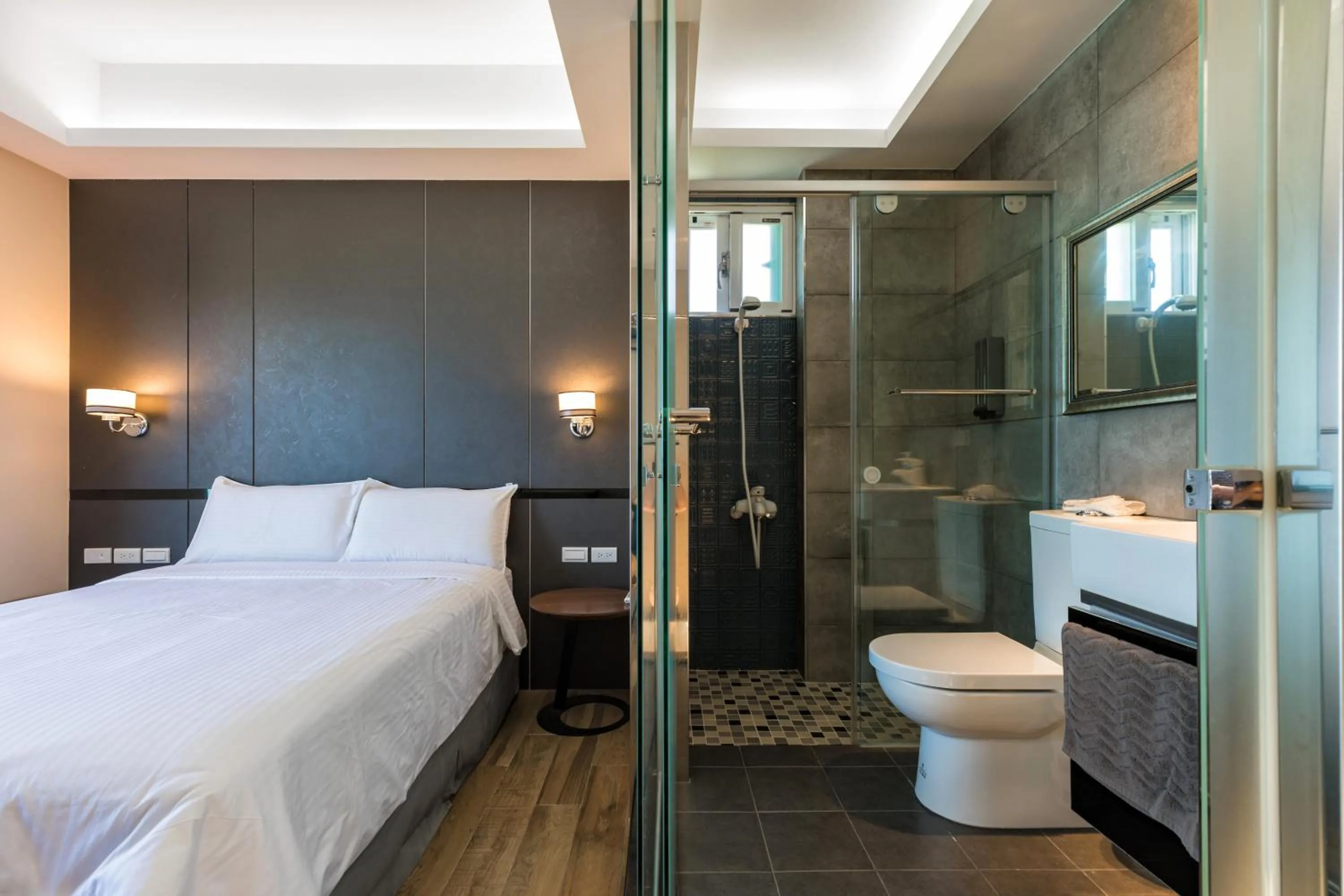 Bed in Jia Xiang Lin Guan Hai Homestay 2