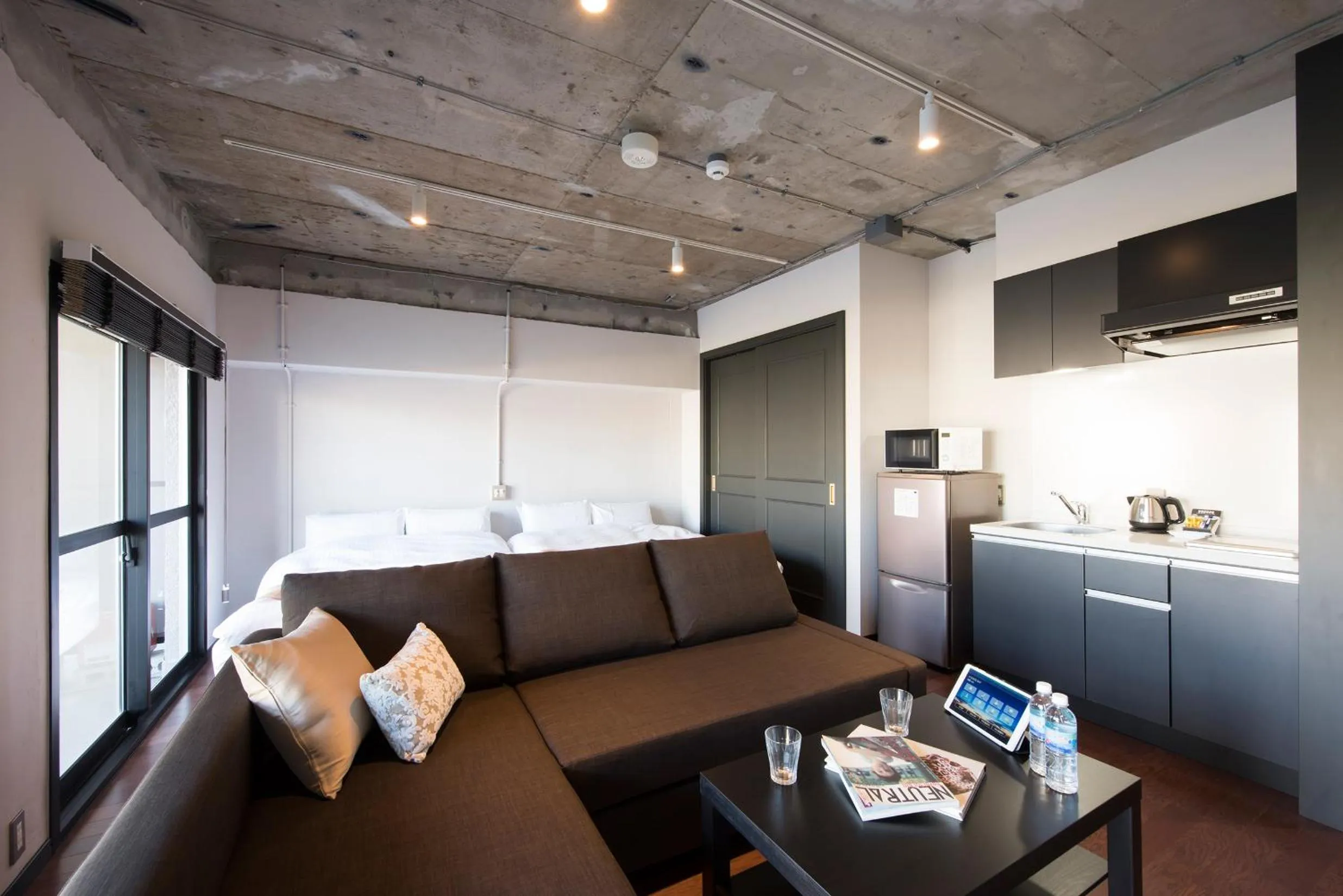 Coffee/tea facilities in A Good Day Fukuoka Riverside