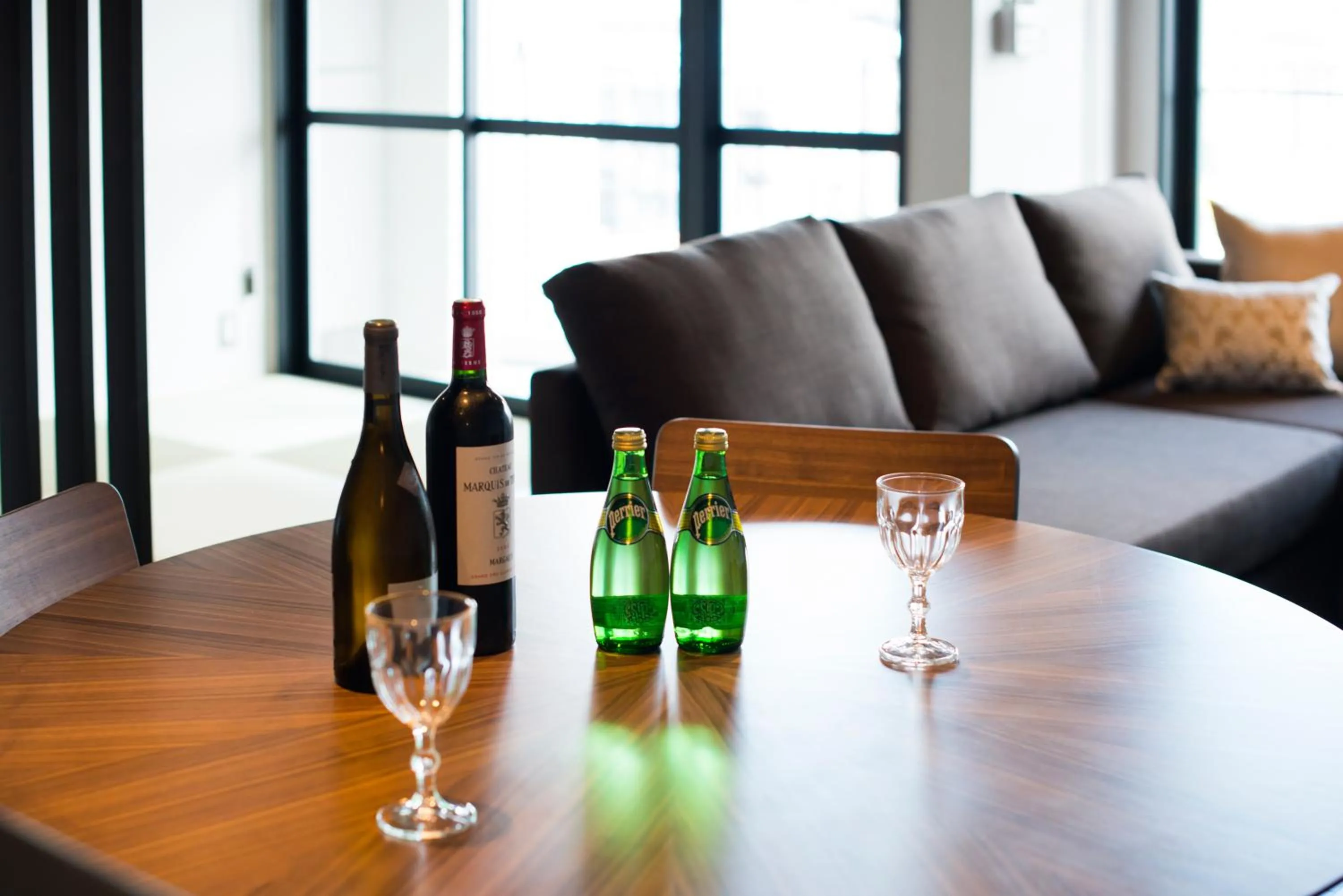 Dining area in A Good Day Fukuoka Riverside