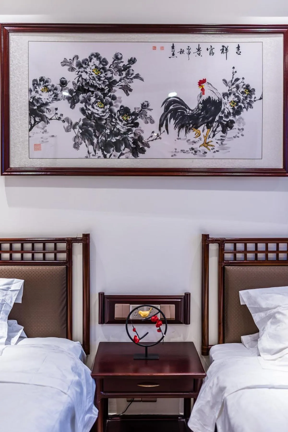 Bed in Hainan Jingshan Hotel