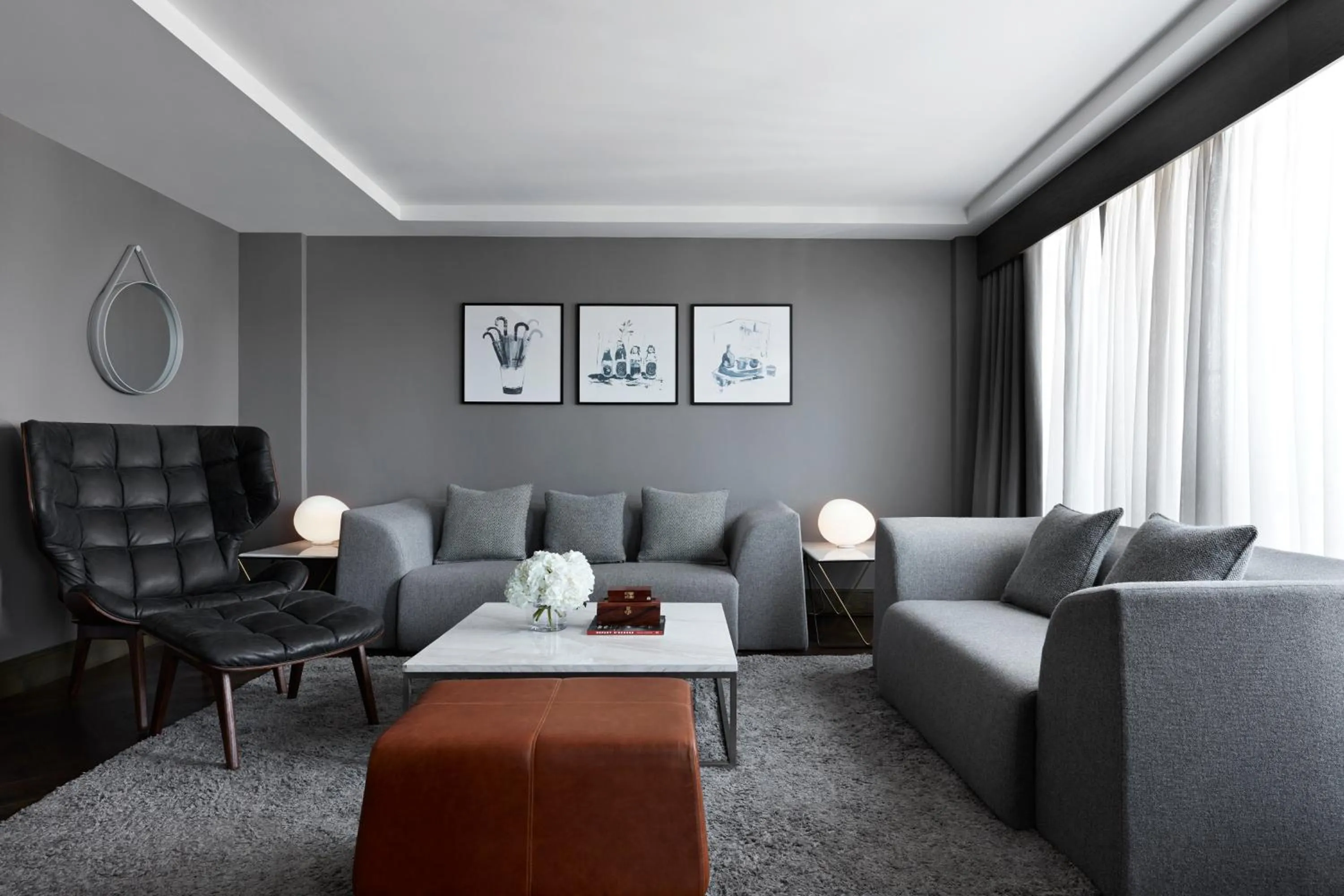 Seating area in Kimpton Blythswood Square Hotel & Spa by IHG