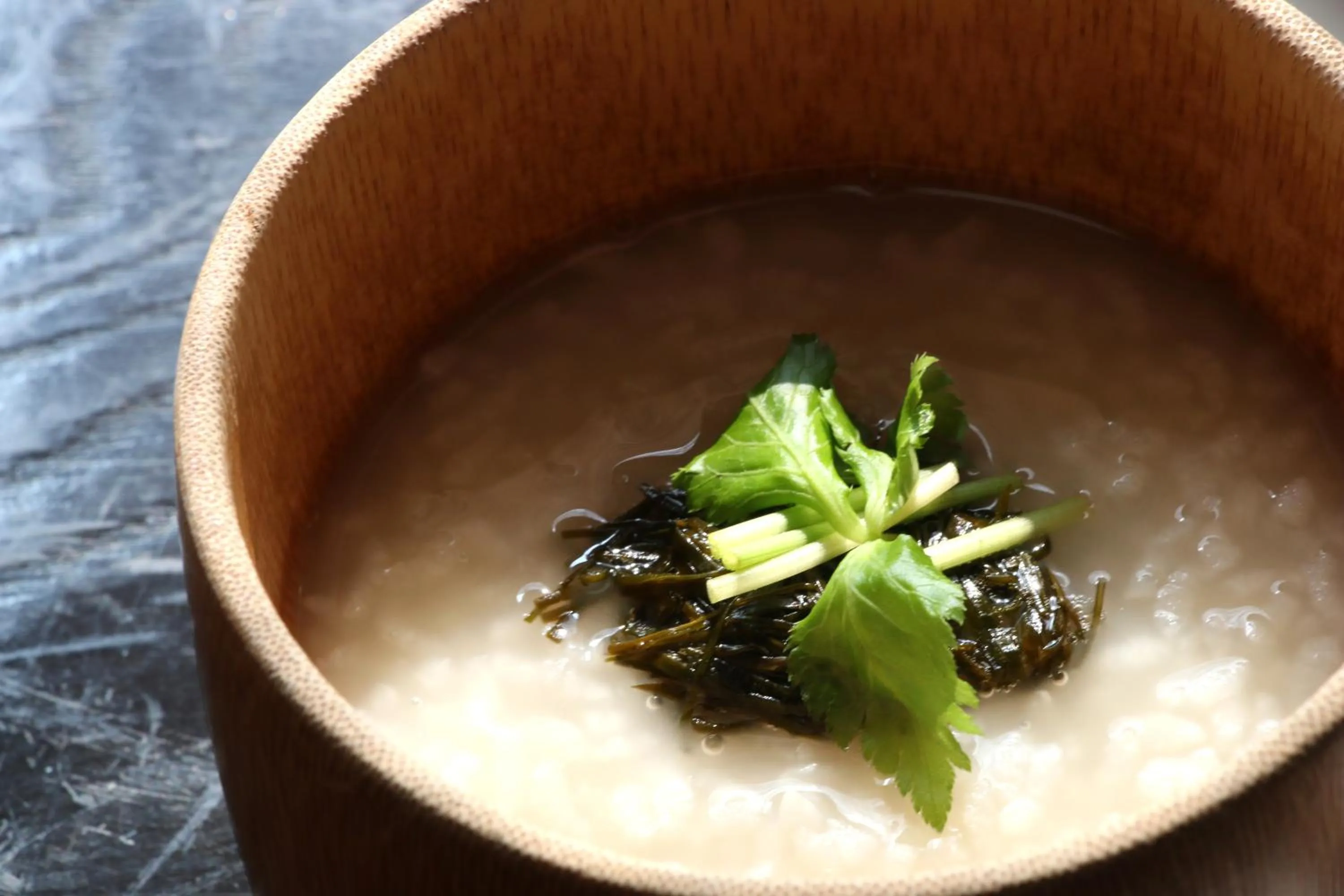 Asian breakfast in Shunkouen