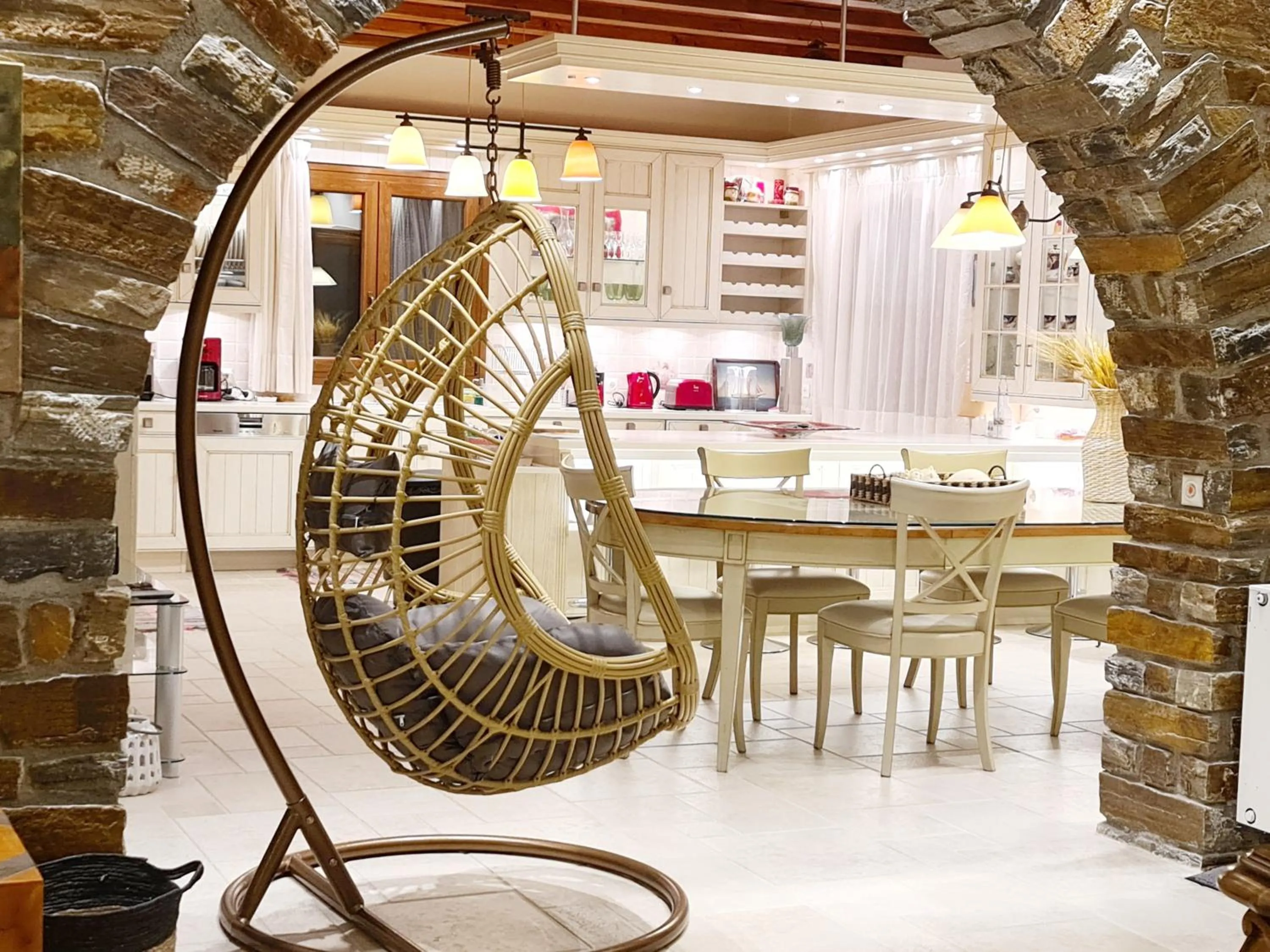 Dining area in Villa Pari Manda