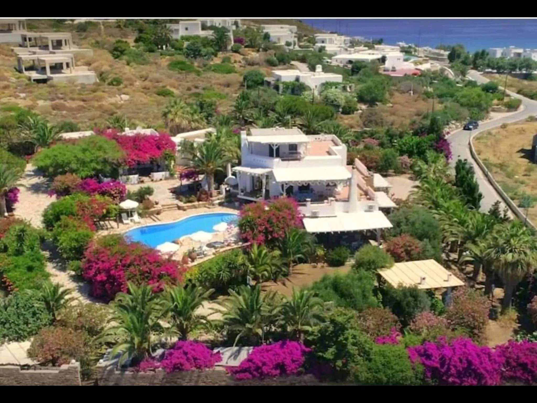 Garden view in Villa Pari Manda