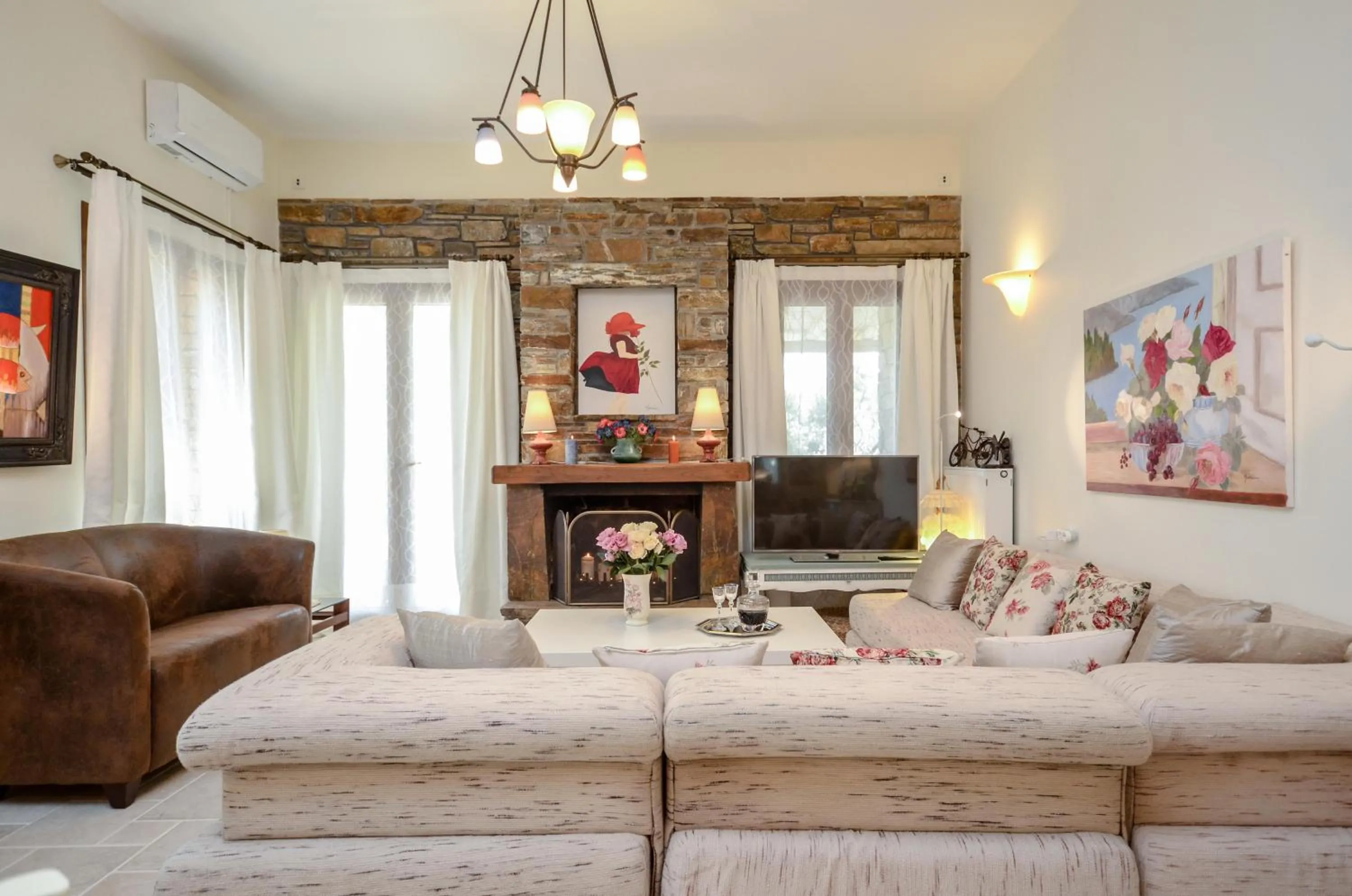 Living room in Villa Pari Manda