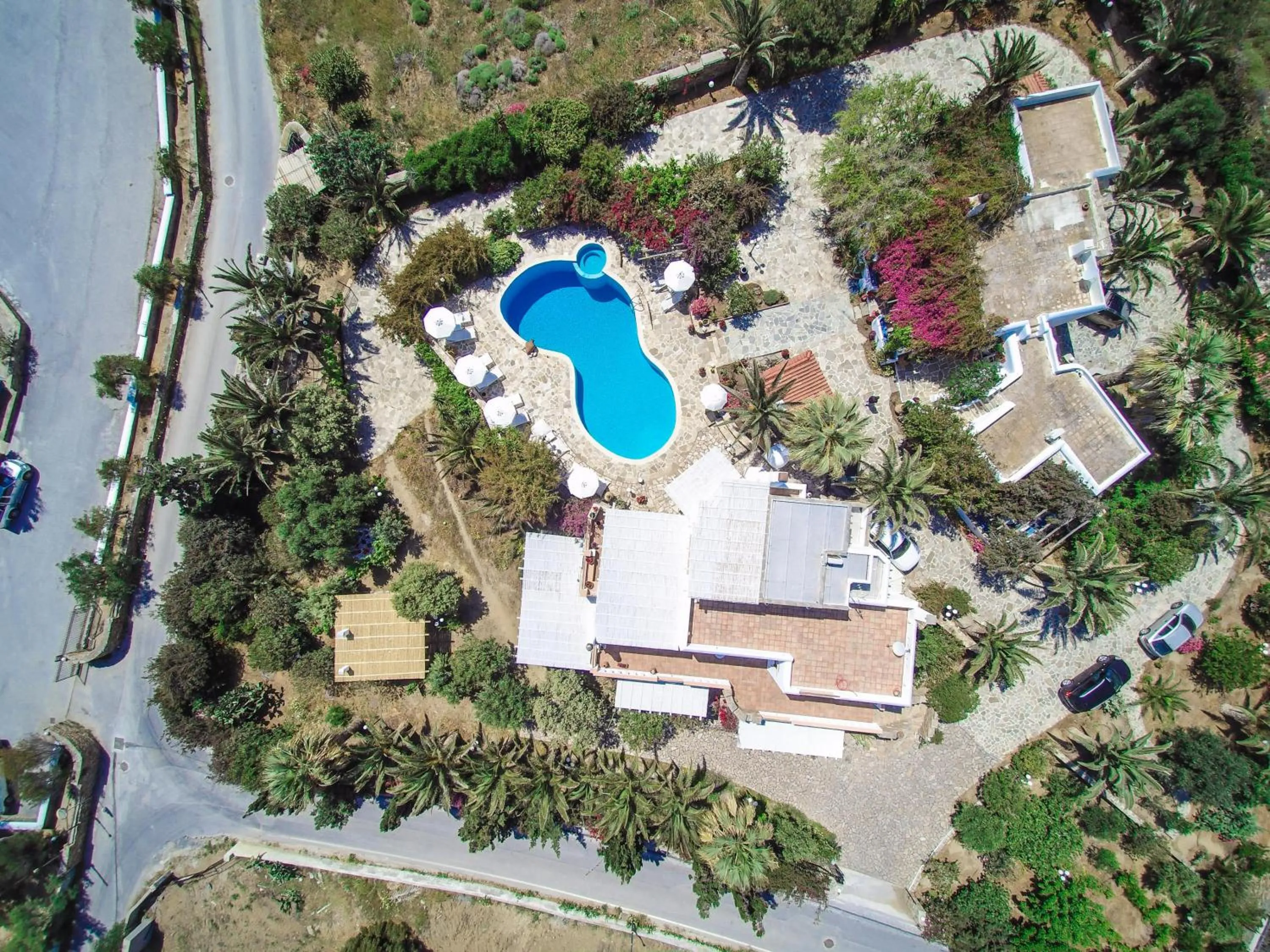 Bird's eye view in Villa Pari Manda