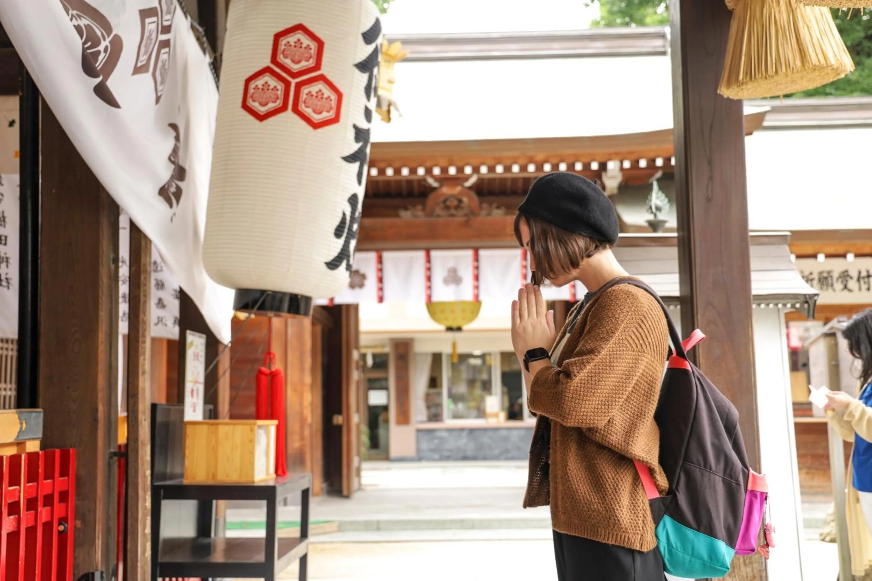 Nearby landmark in WeBase Hakata Hostel