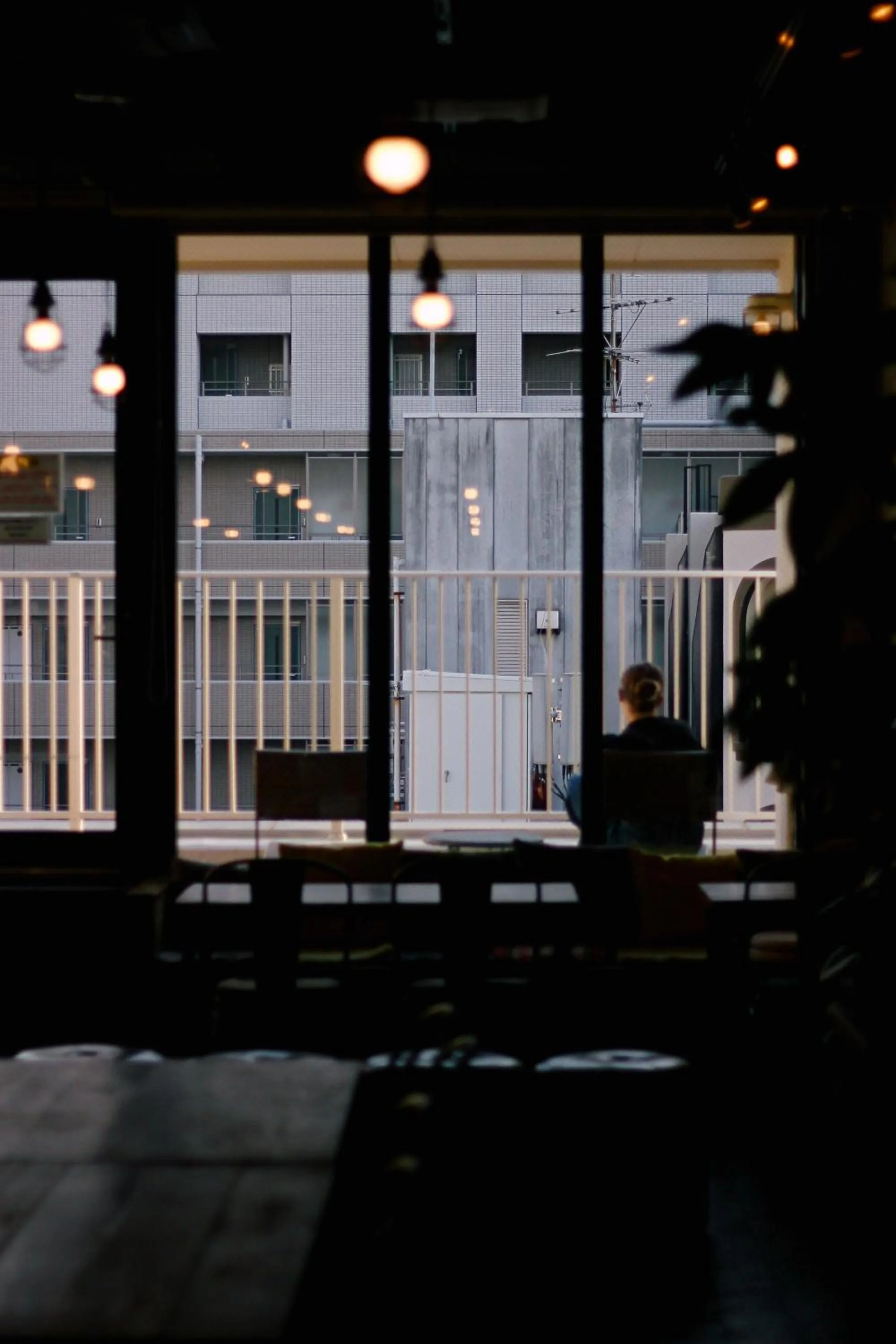 Communal lounge/ TV room in WeBase Hakata Hostel