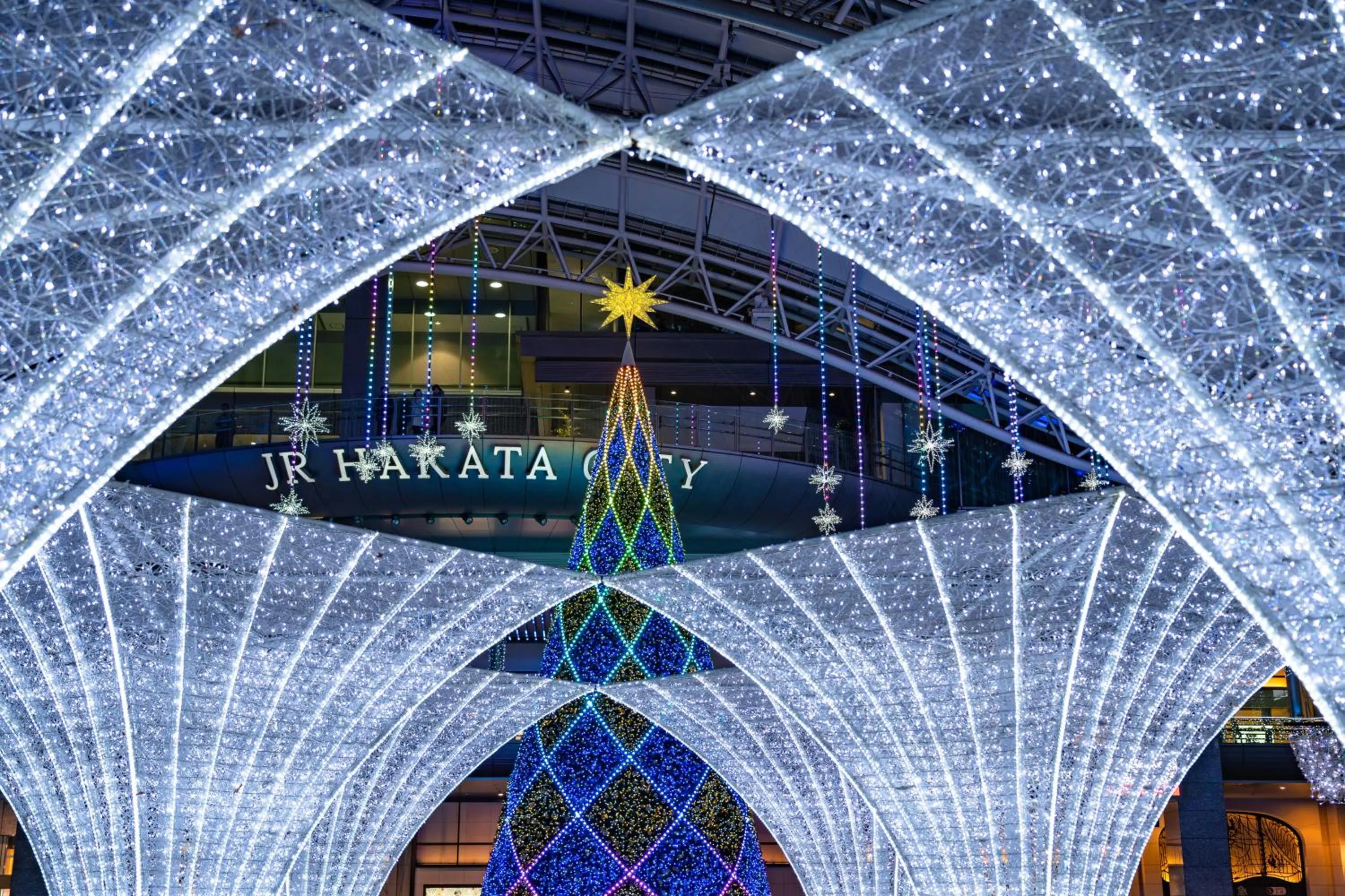 Nearby landmark in WeBase Hakata Hostel