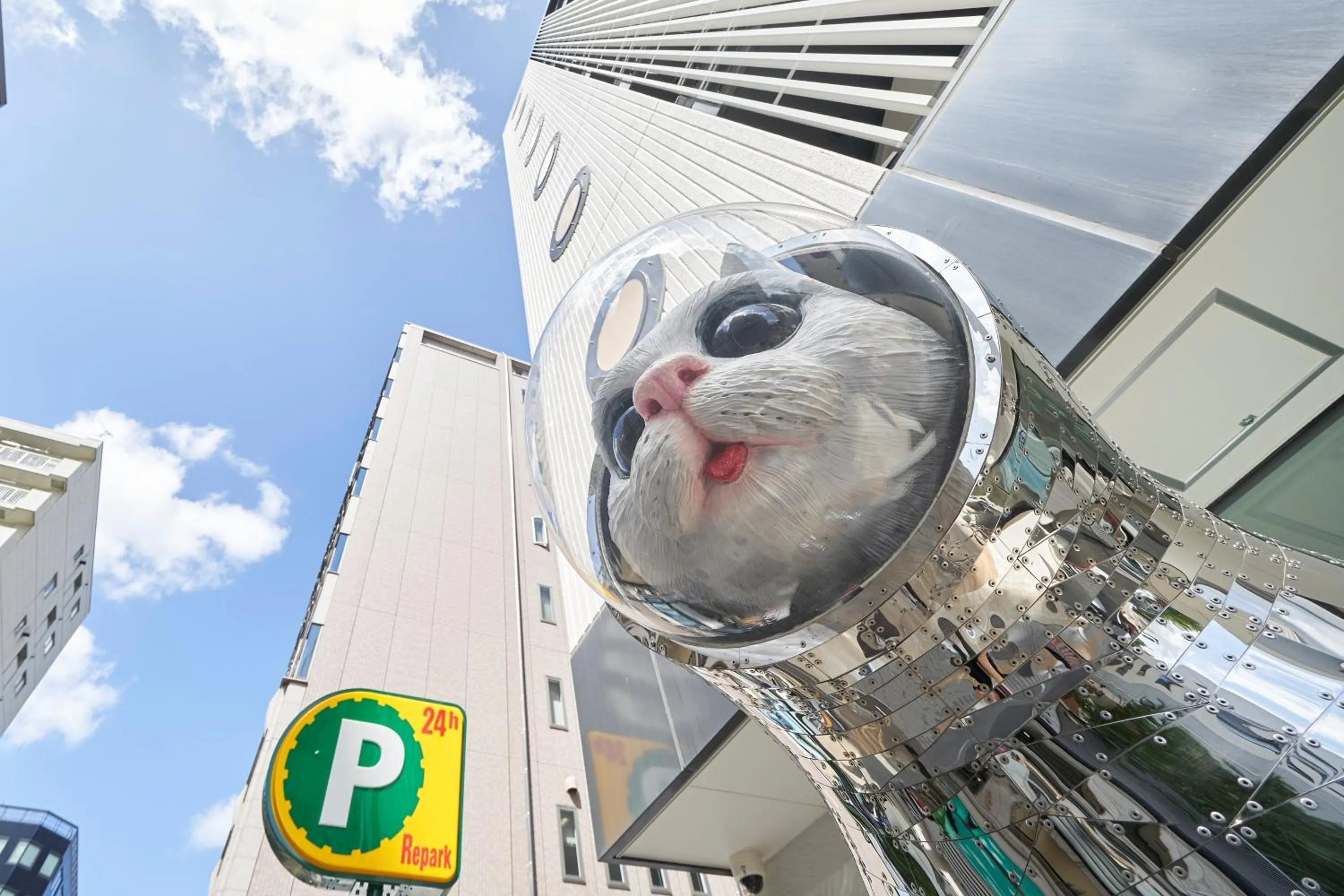 Facade/entrance in WeBase Hakata Hostel