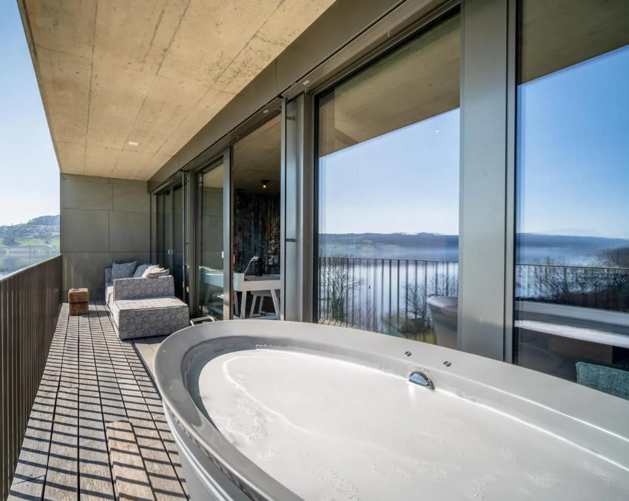 Swimming pool in Seerose Resort & Spa