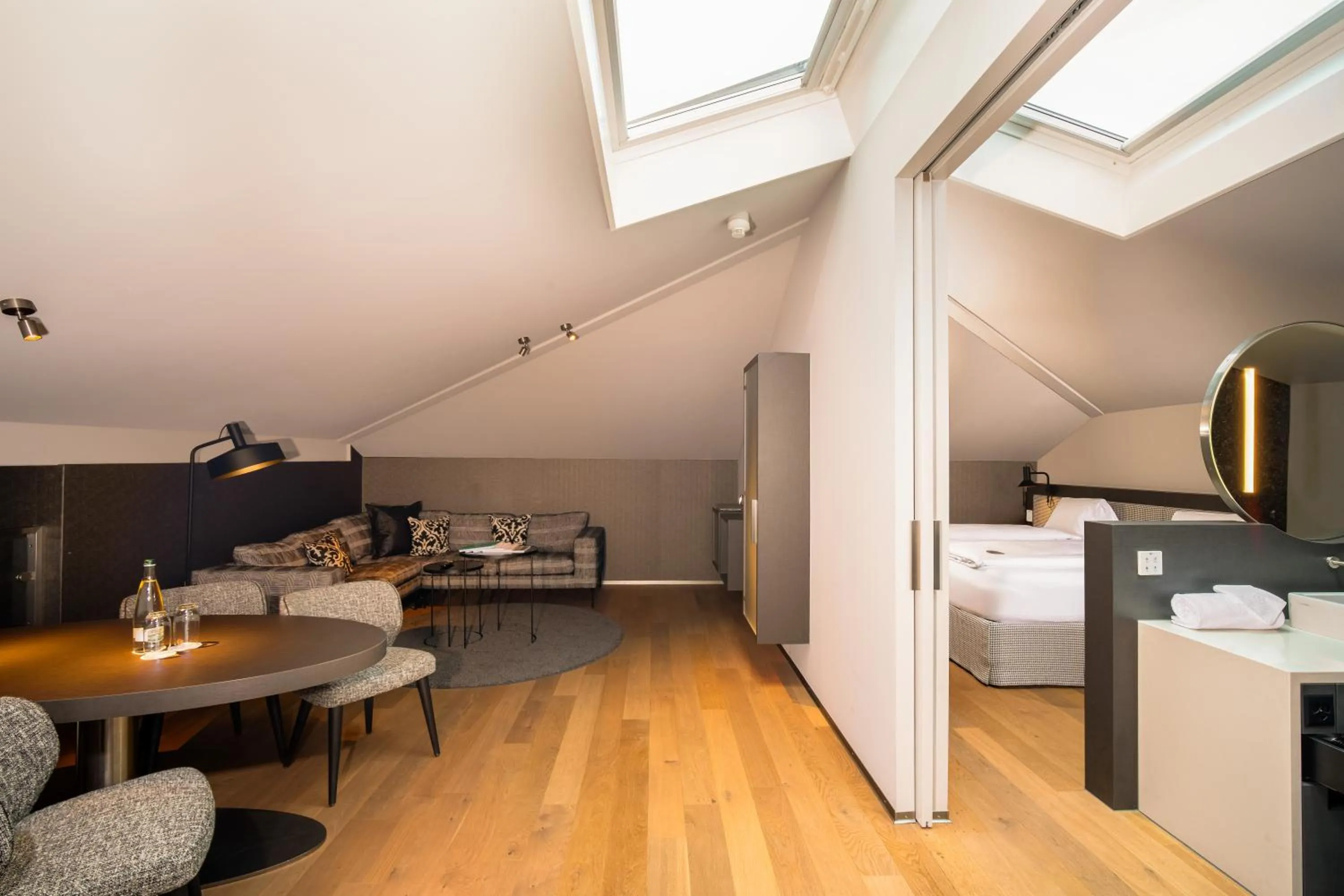 Bed in Seerose Resort & Spa