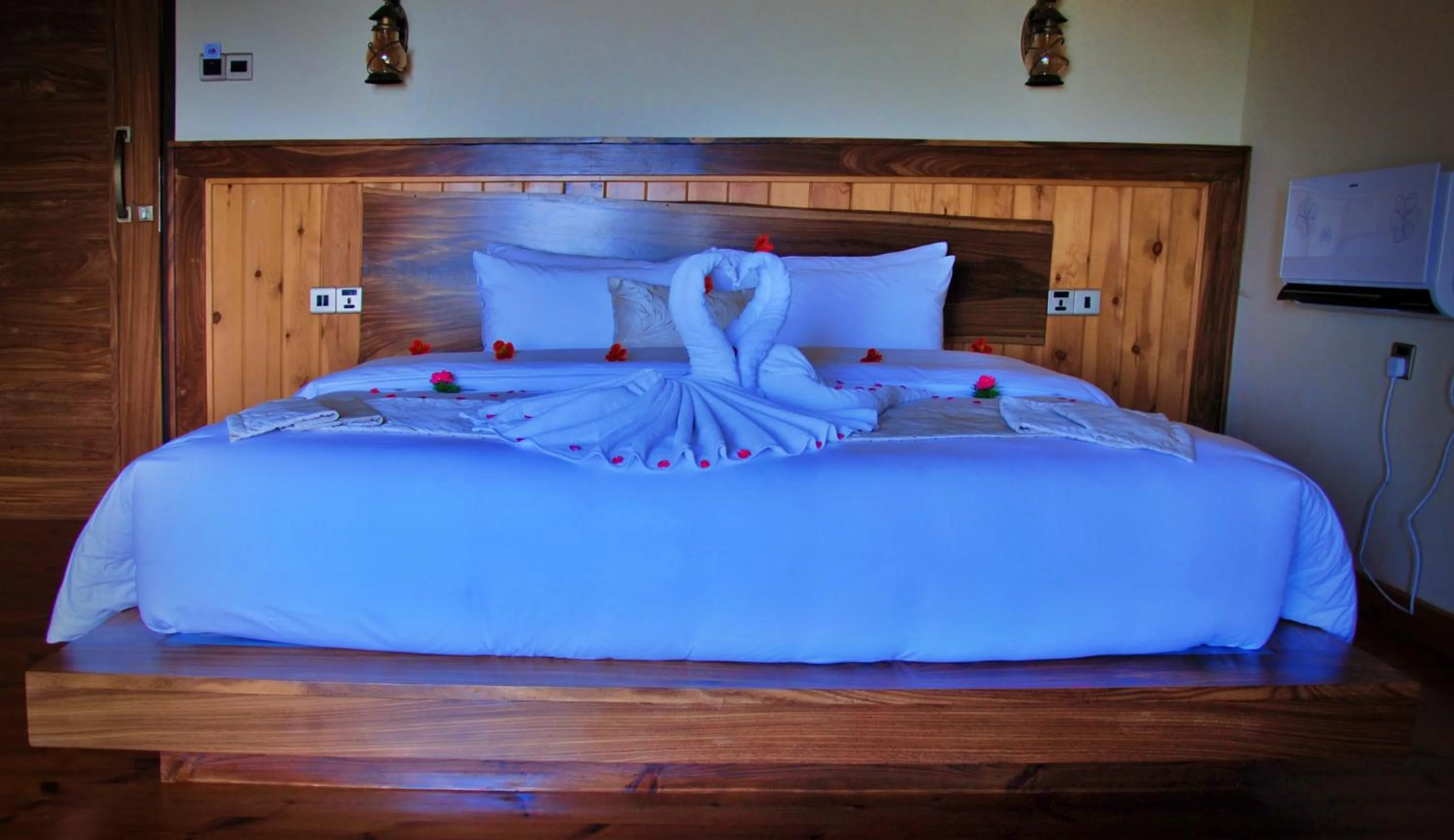 Decorative detail, Bed in Cottage San Francesco