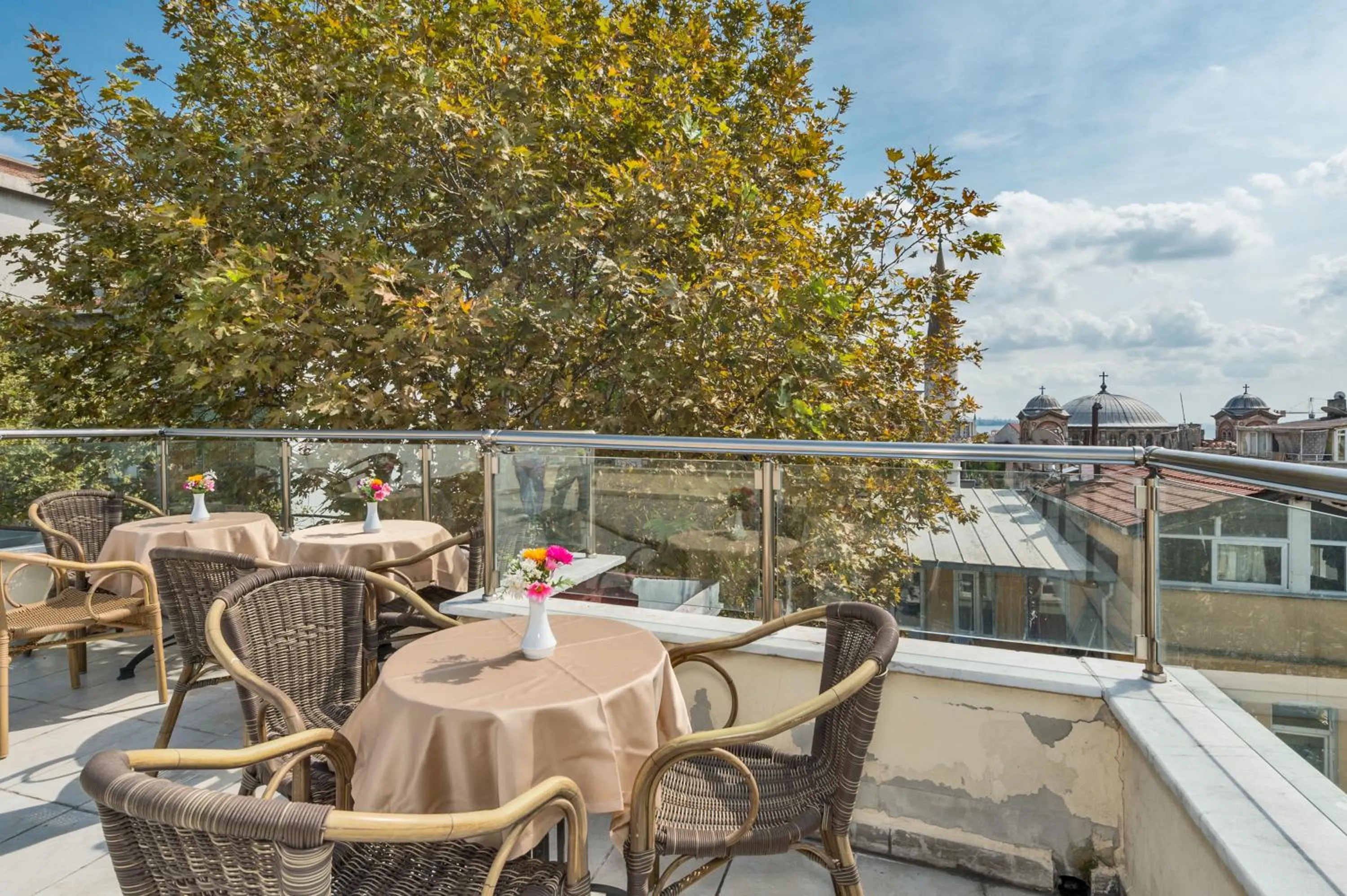 Balcony/Terrace in May Hotel Istanbul