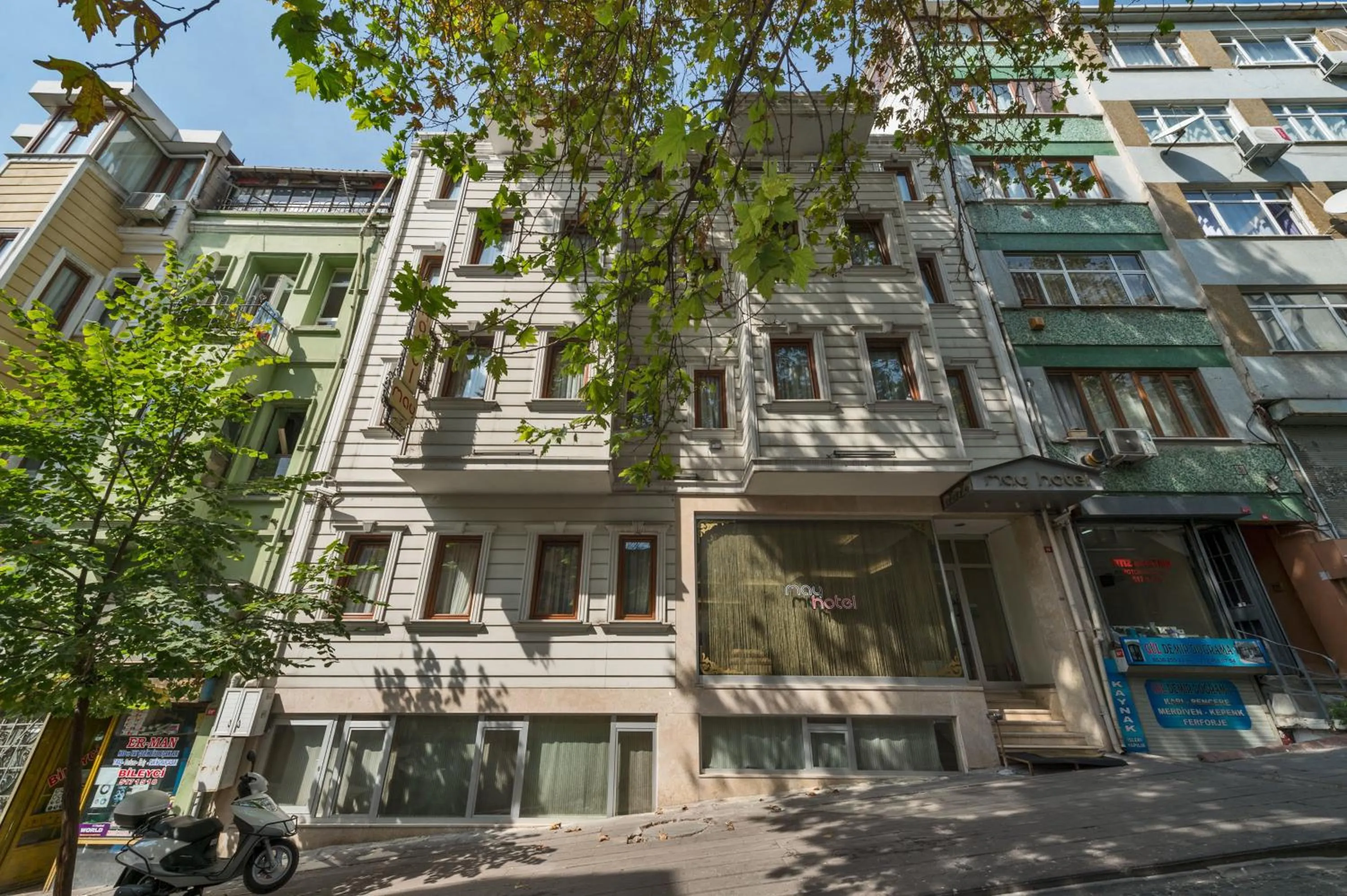 Facade/entrance in May Hotel Istanbul