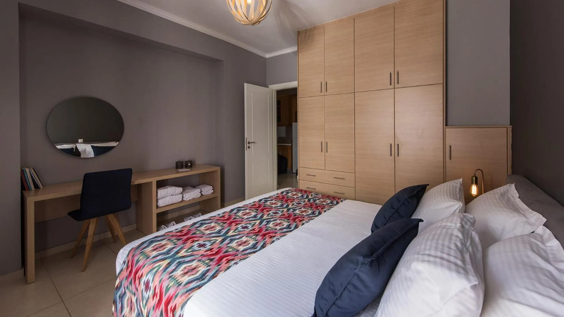 Bed in Minaret Suites and Apartments