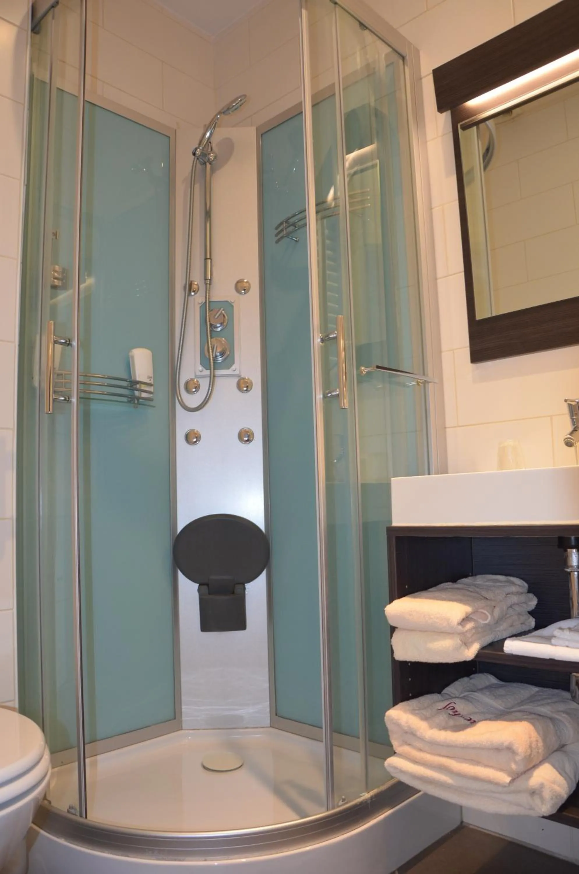 Bathroom in Hotel Aulnenhof