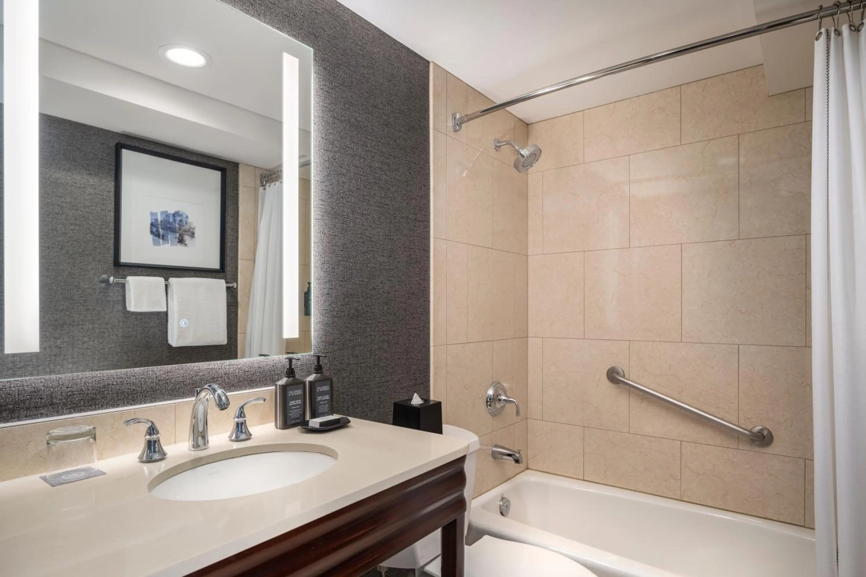 Bathroom in Sheraton Cavalier Saskatoon Hotel