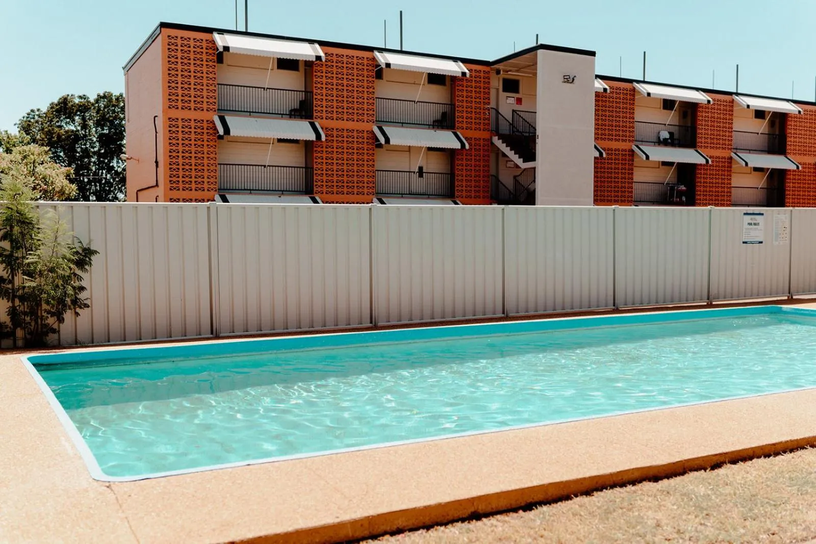 Pool view in Nightcap at Barkly Hotel