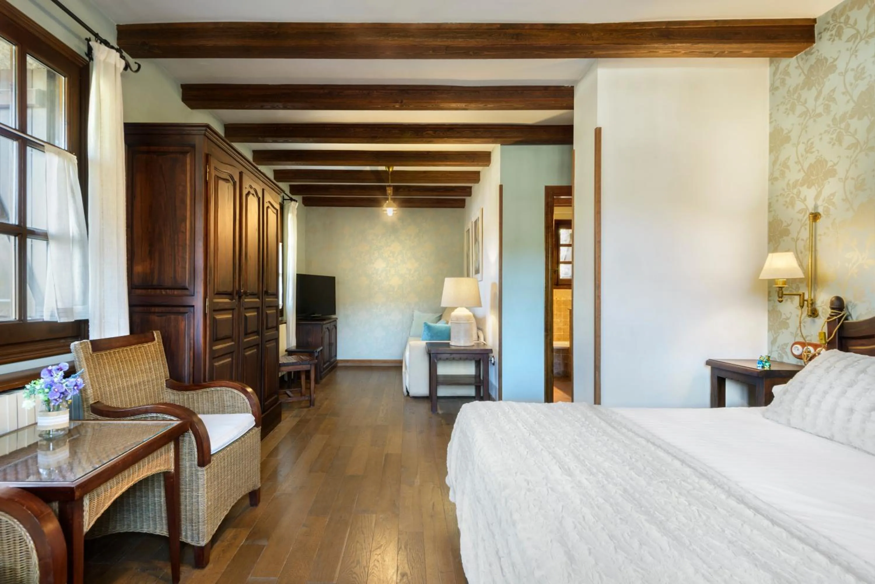 Bed in Hotel Rural El Mirador de los Pirineos