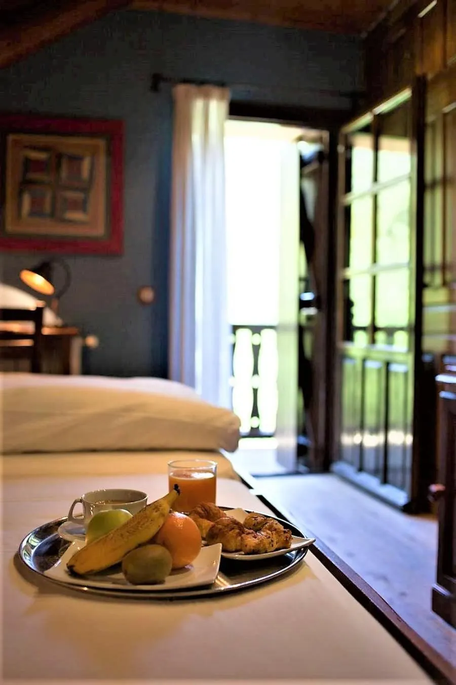 Photo of the whole room, Bed in Hotel Rural El Mirador de los Pirineos