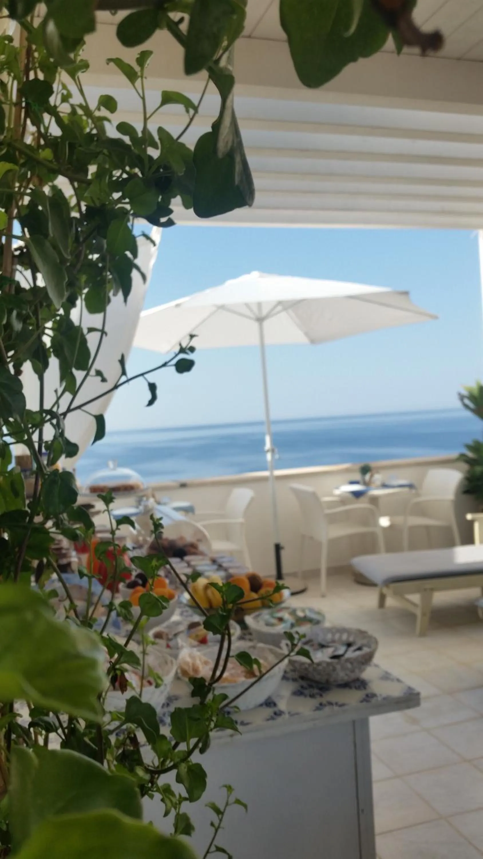 Patio in B&B Punta Cutieri