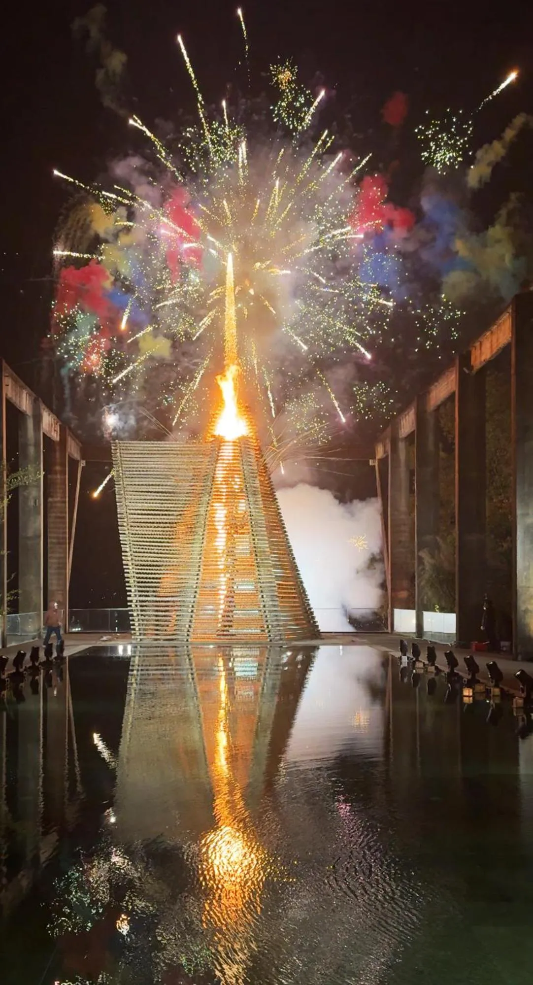 Swimming pool in Yangshuo Sugar House