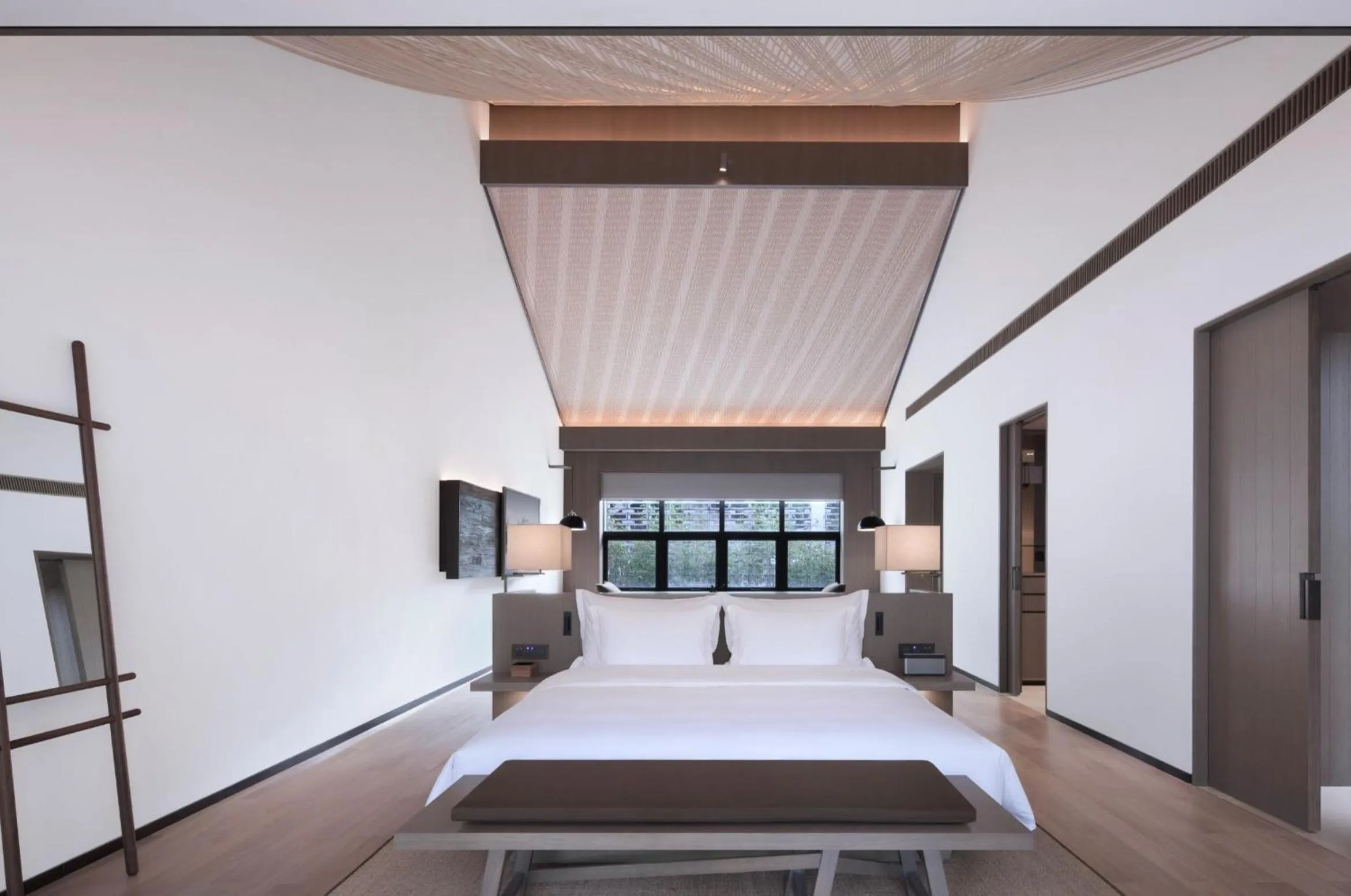 Bedroom, Bed in Yangshuo Sugar House