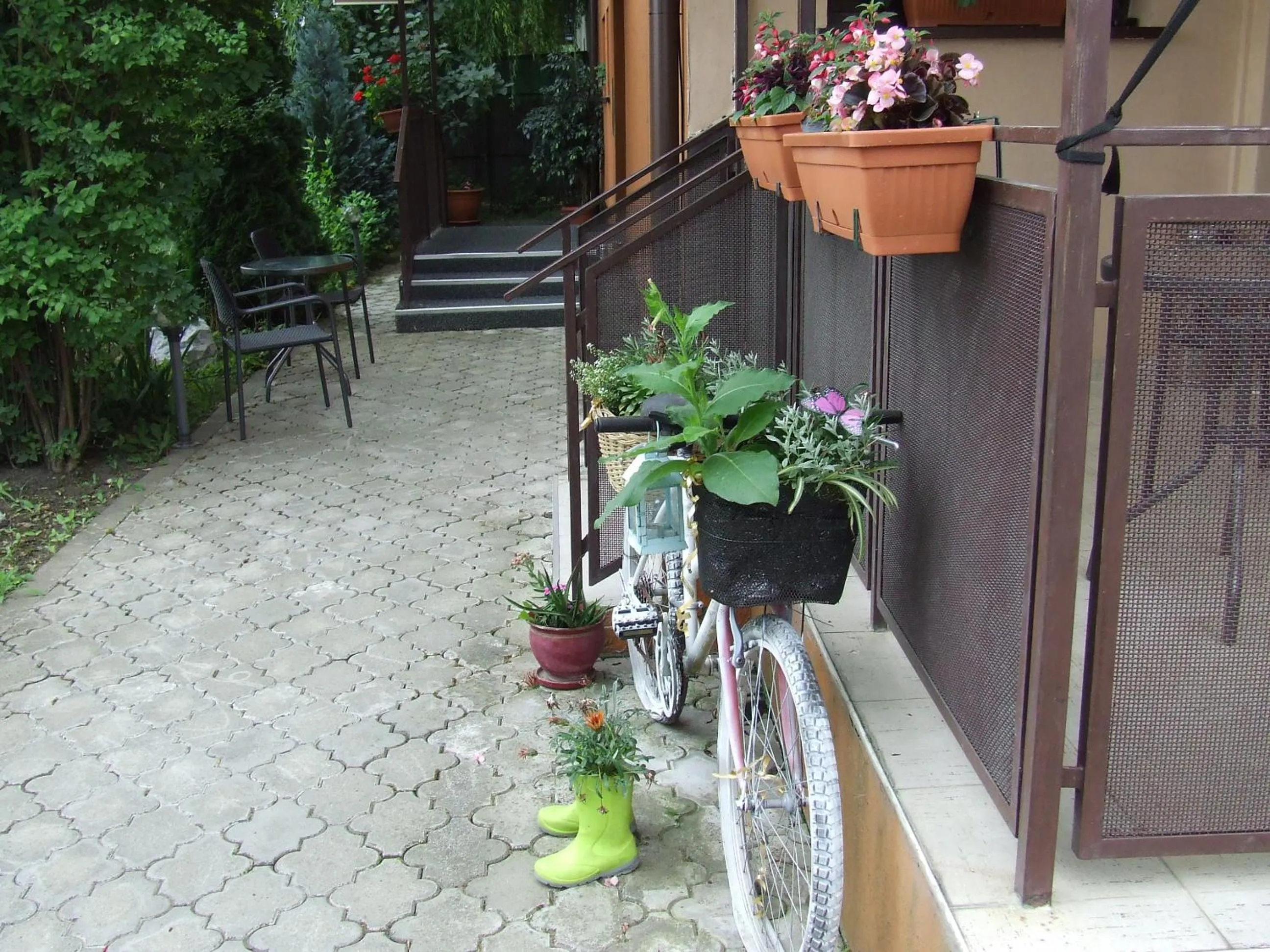 Facade/entrance in Pensiunea Caramell
