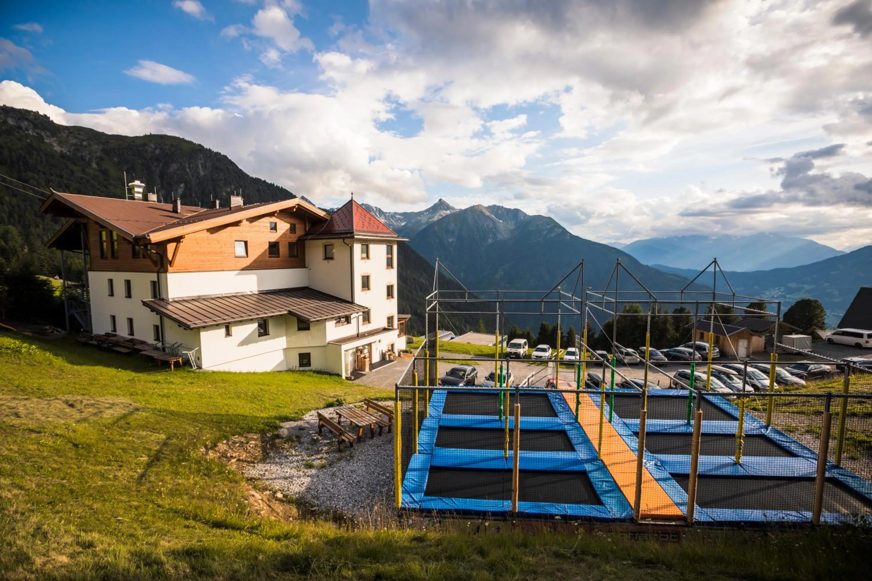 Children play ground in Berggasthof Hochzeigerhaus