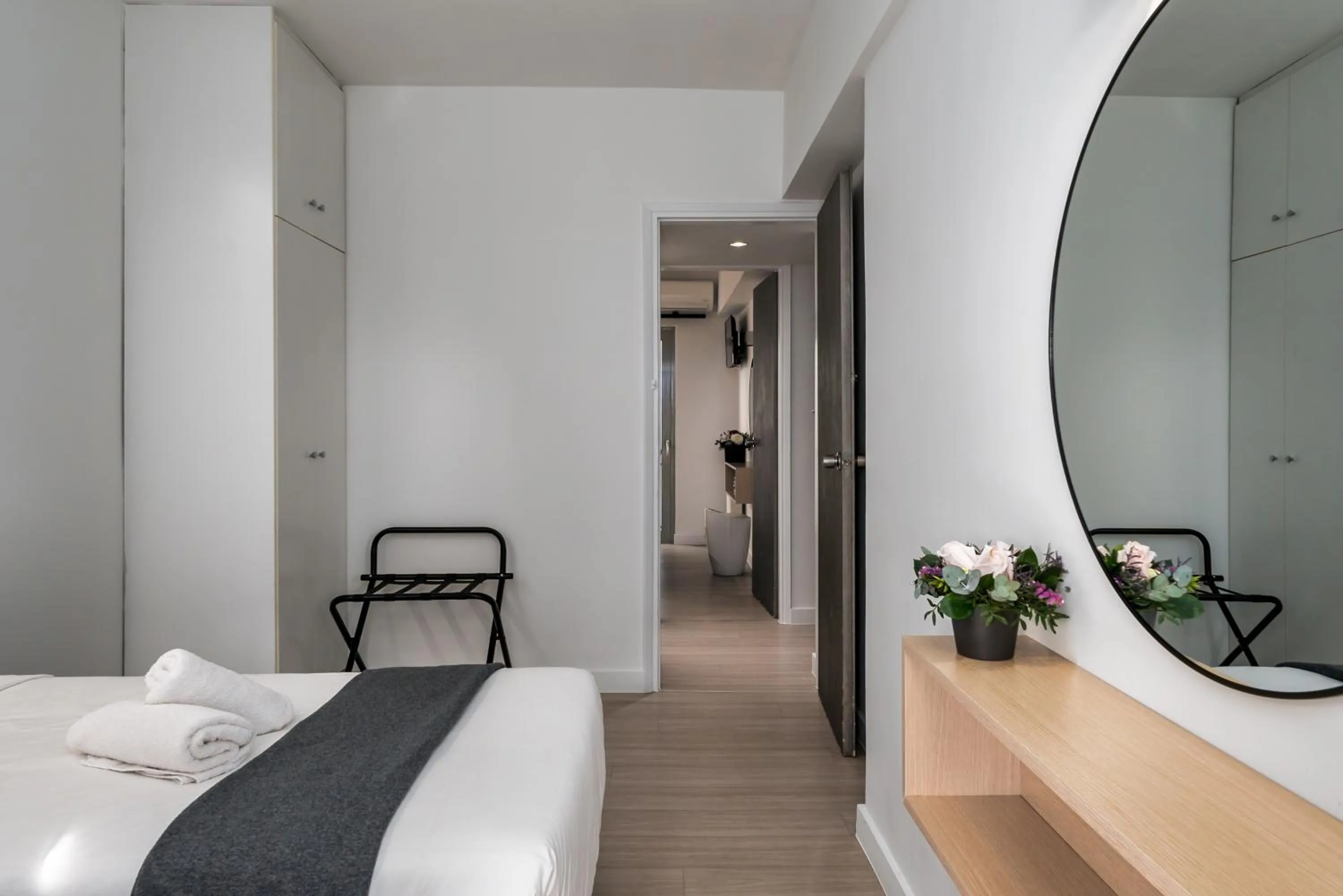 Bed in Hotel Adonis Athens