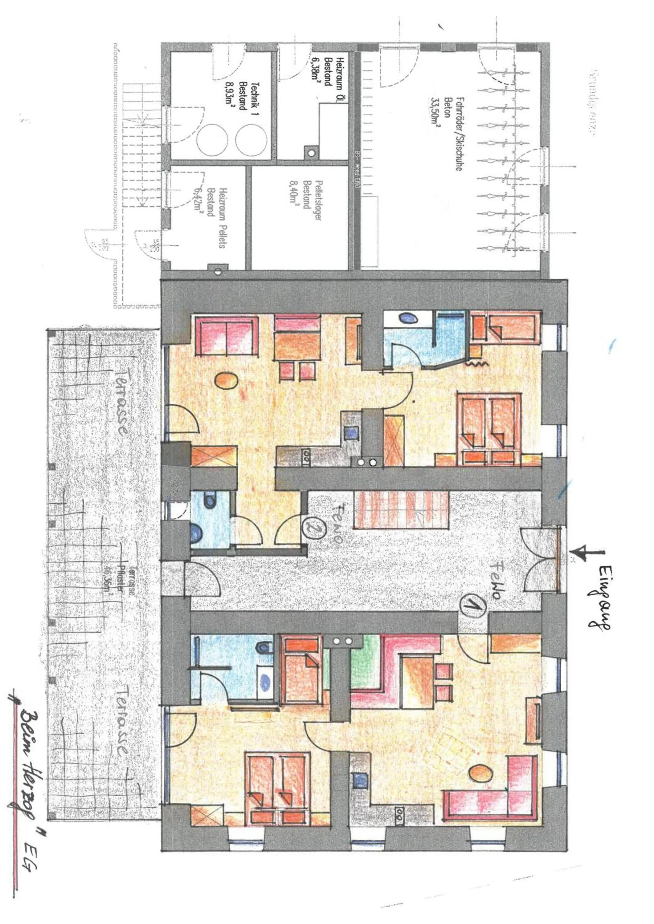 Decorative detail in Hotel Brunnwirt