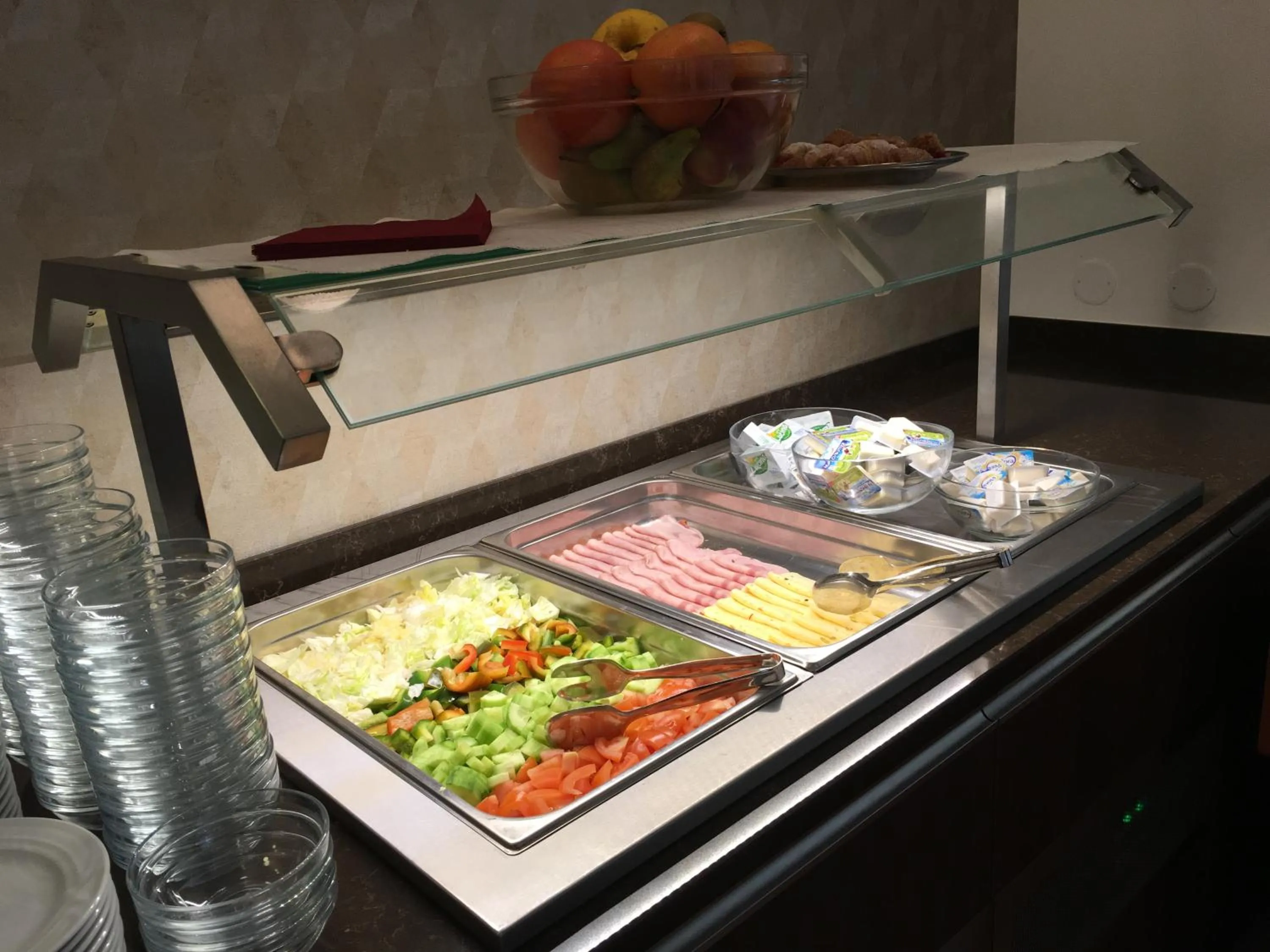 Continental breakfast in Hotel Bellevue Tlapak