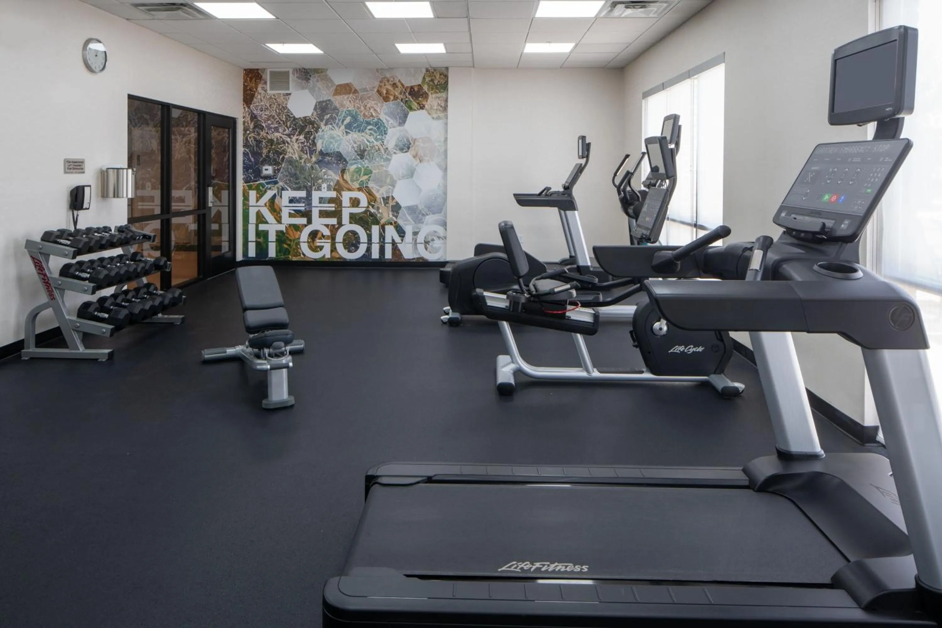 Fitness centre/facilities in Springhill Suites by Marriott Vernal