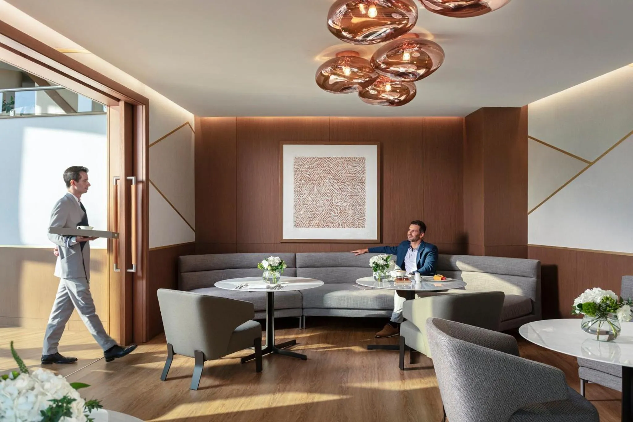 Decorative detail in Mandarin Oriental, Santiago