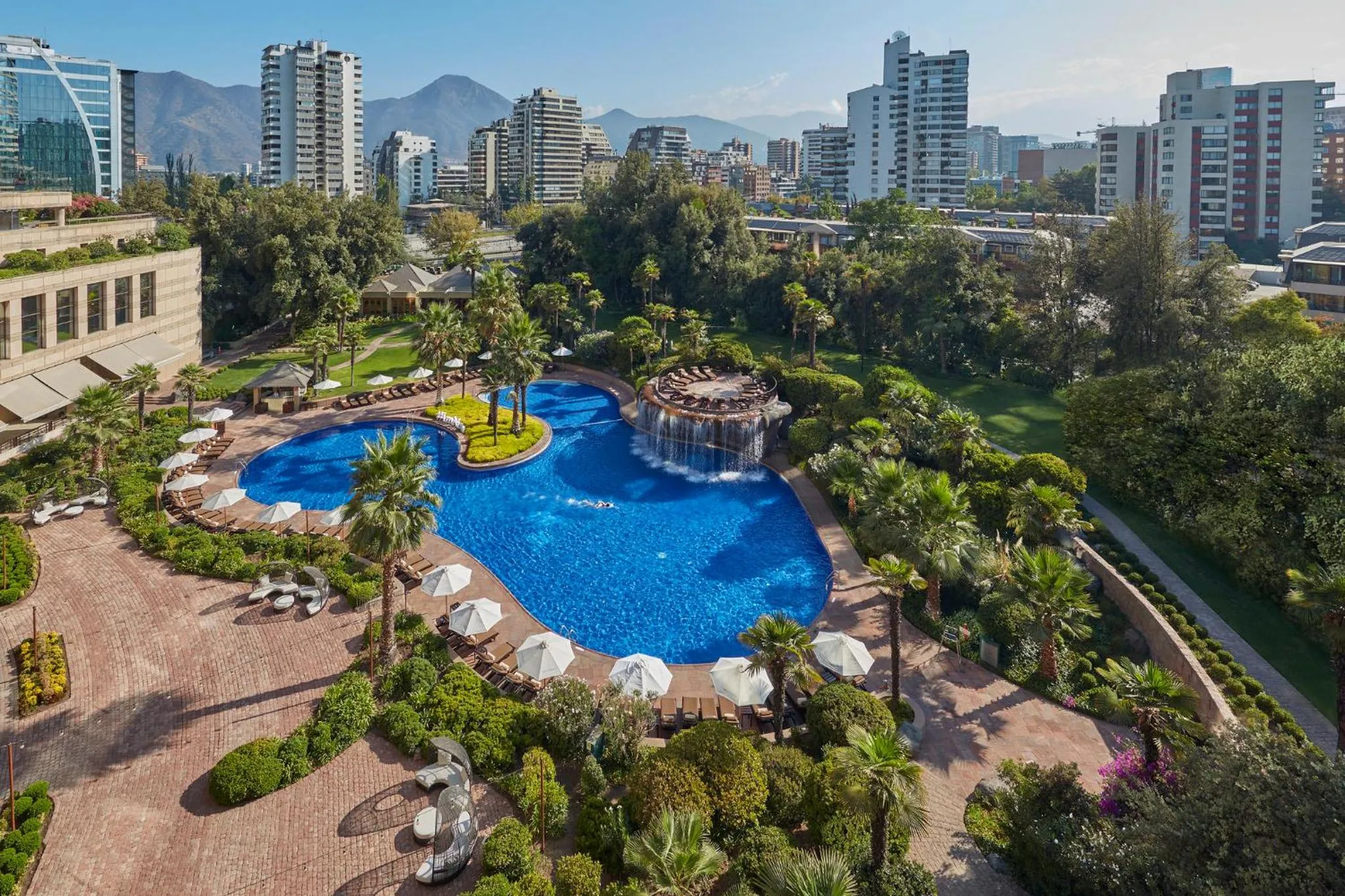 Swimming pool in Mandarin Oriental, Santiago