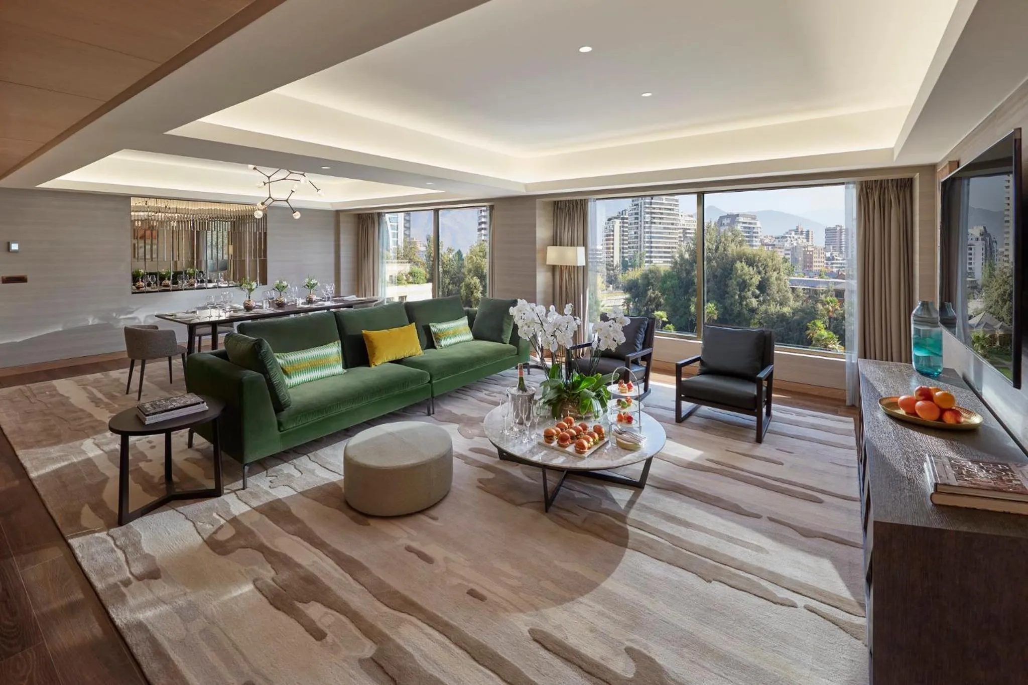 Living room in Mandarin Oriental, Santiago