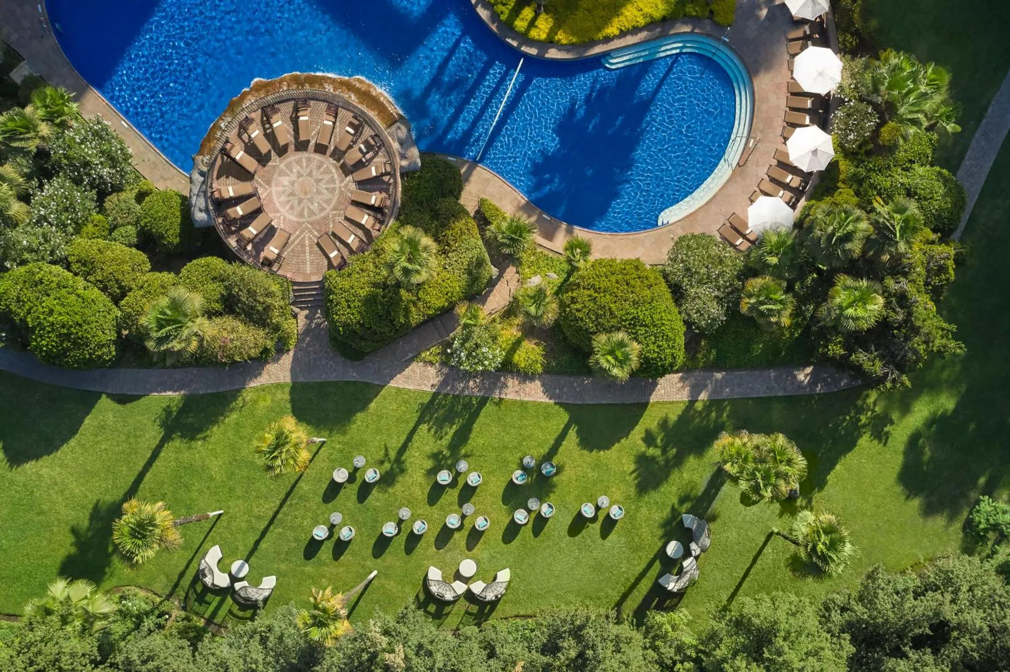 Bird's eye view in Mandarin Oriental, Santiago