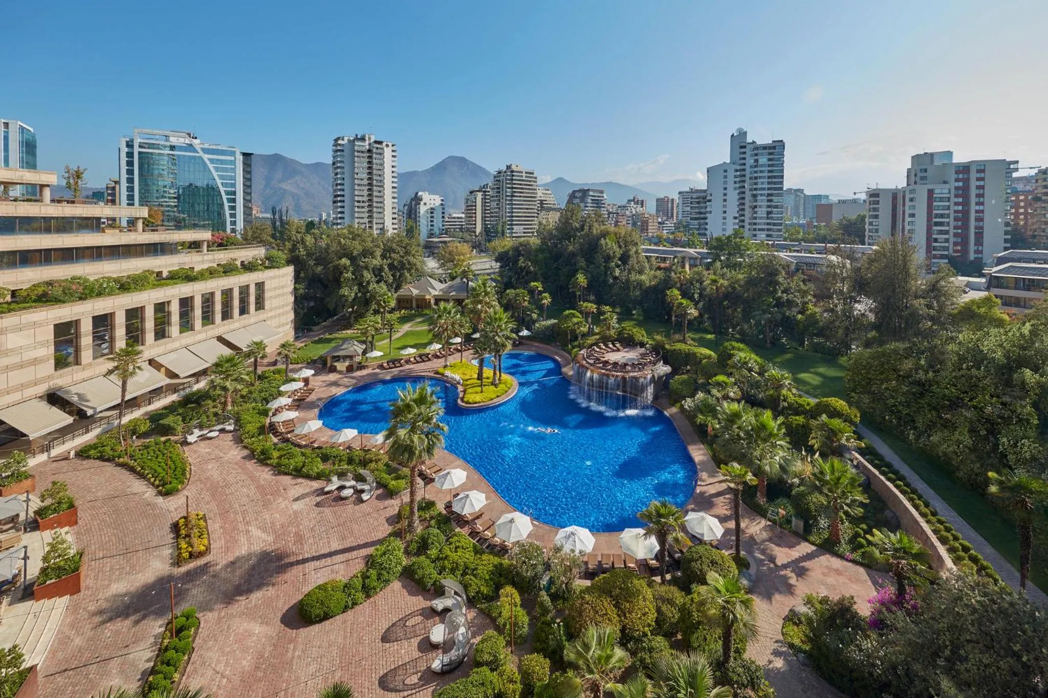 Swimming pool in Mandarin Oriental, Santiago