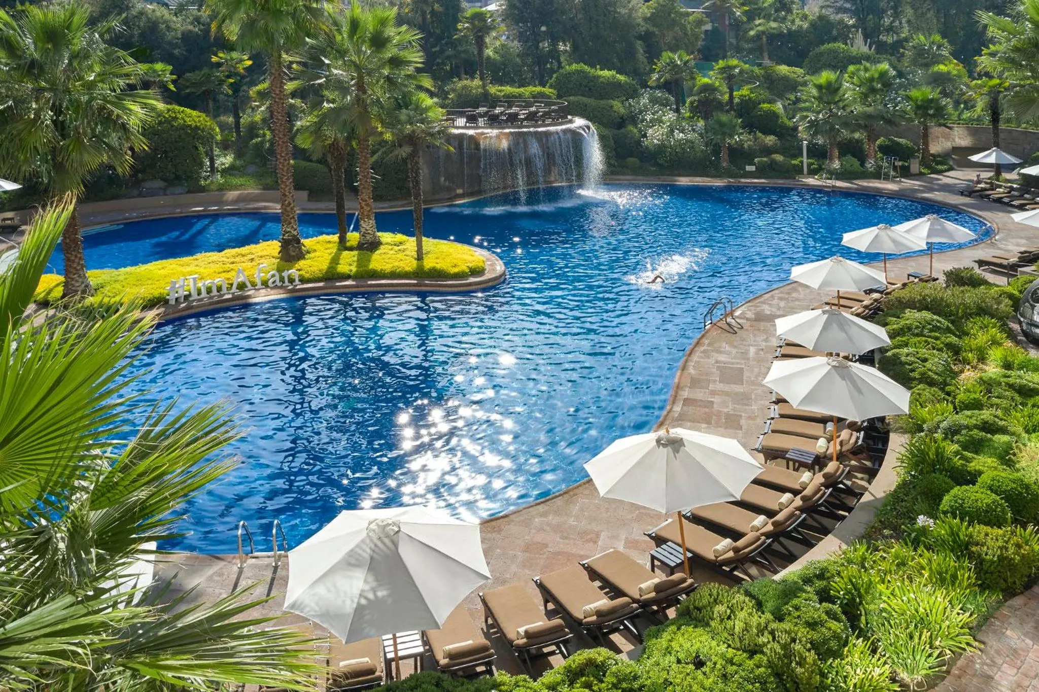 Swimming pool in Mandarin Oriental, Santiago