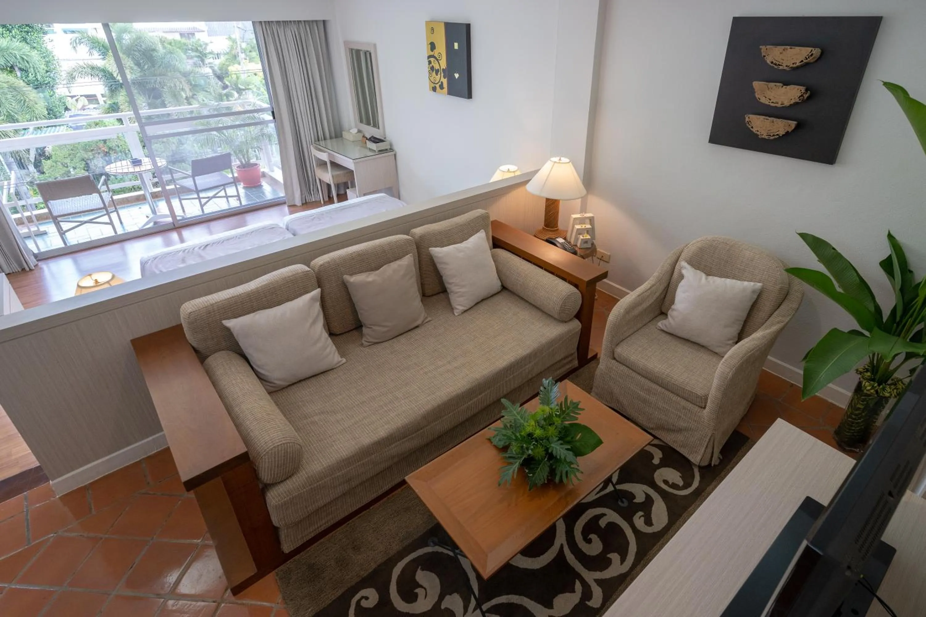 Seating area in Kantary Bay Hotel Phuket