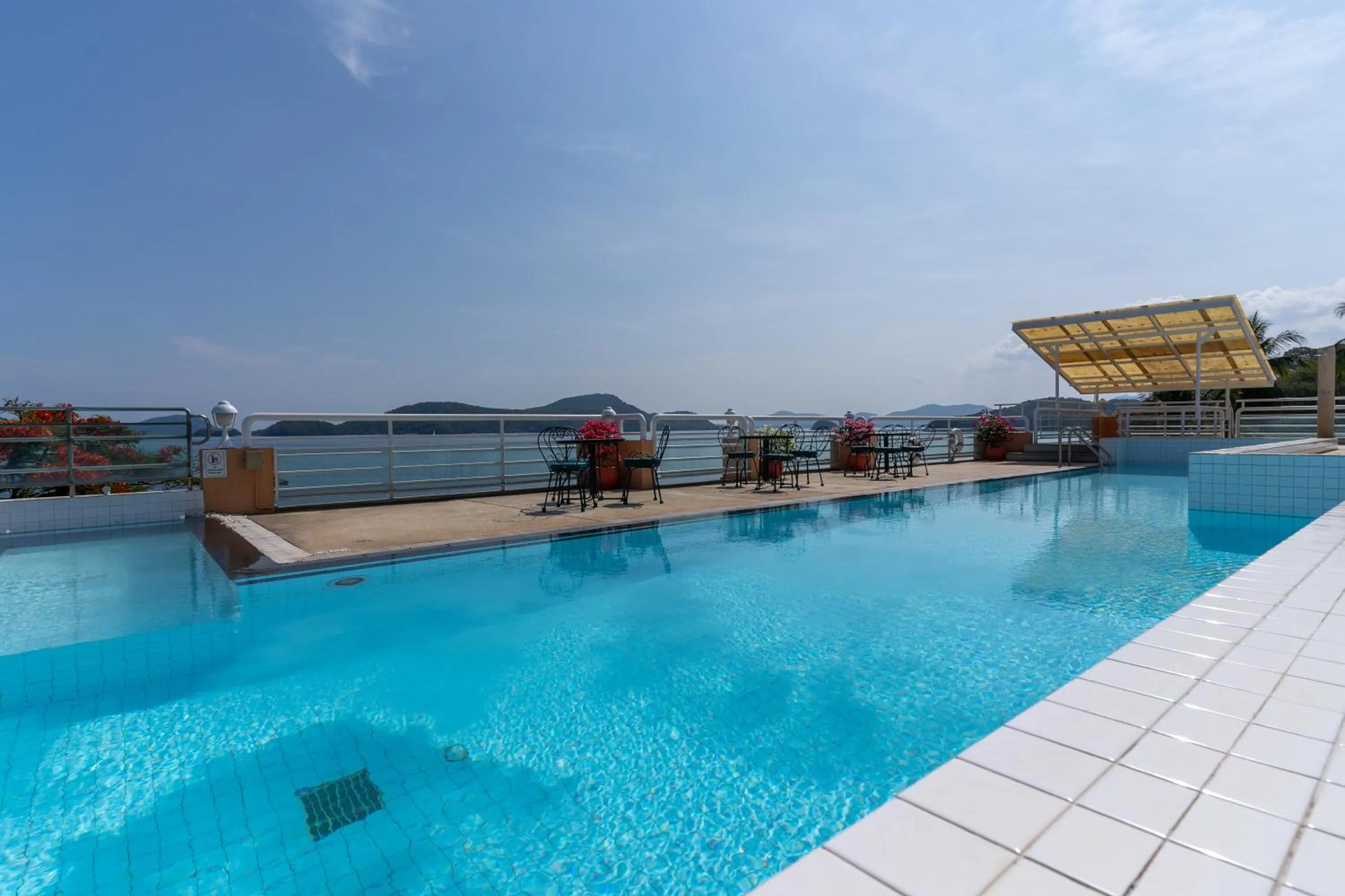 Pool view in Kantary Bay Hotel Phuket