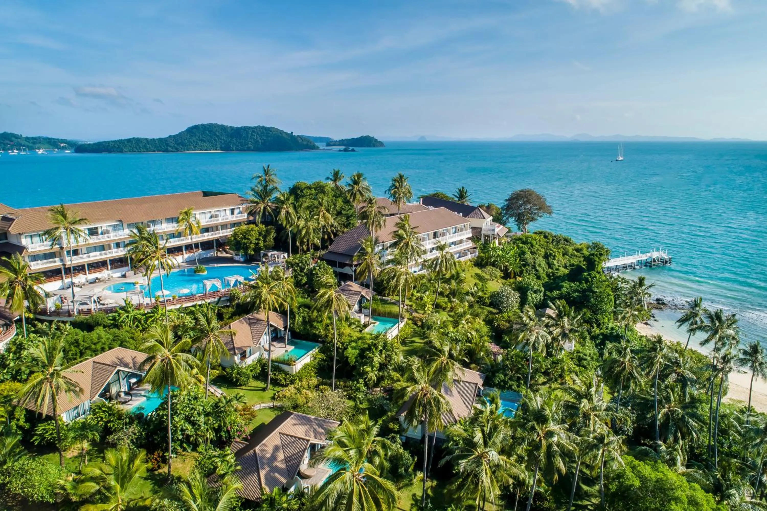 Bird's eye view in Cape Panwa Hotel Phuket