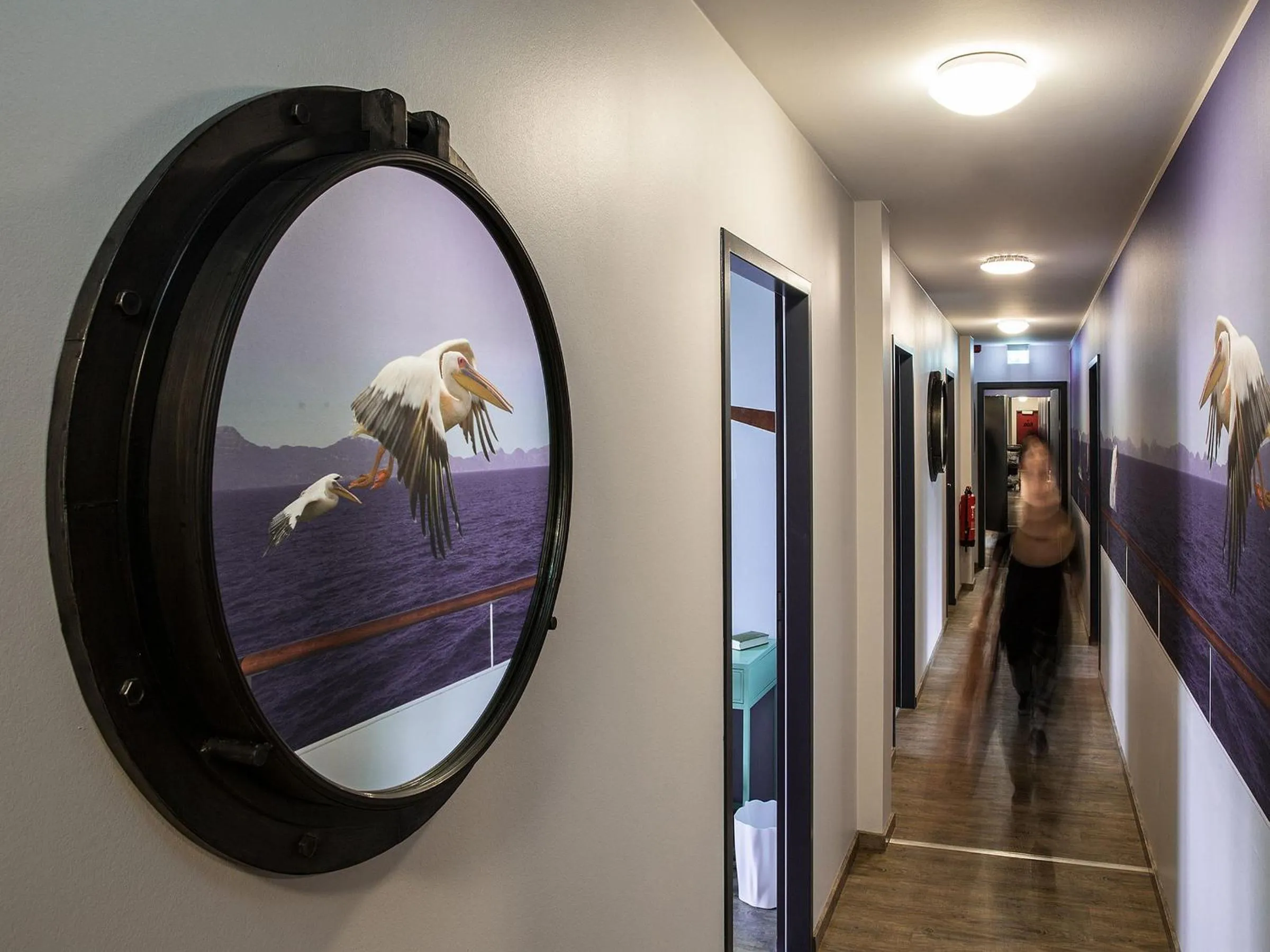 Decorative detail in Hotel Heimathafen