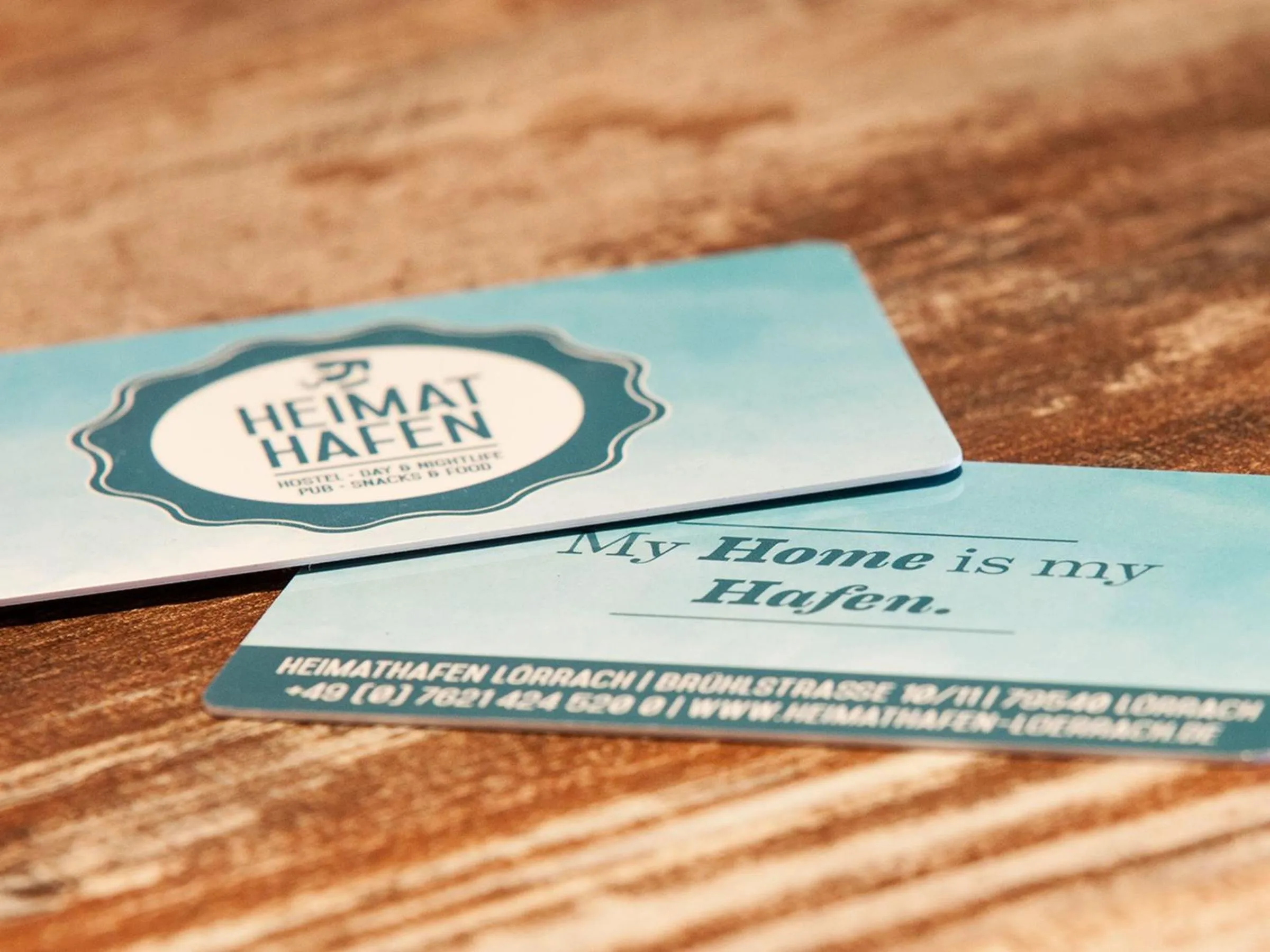 Logo/Certificate/Sign in Hotel Heimathafen