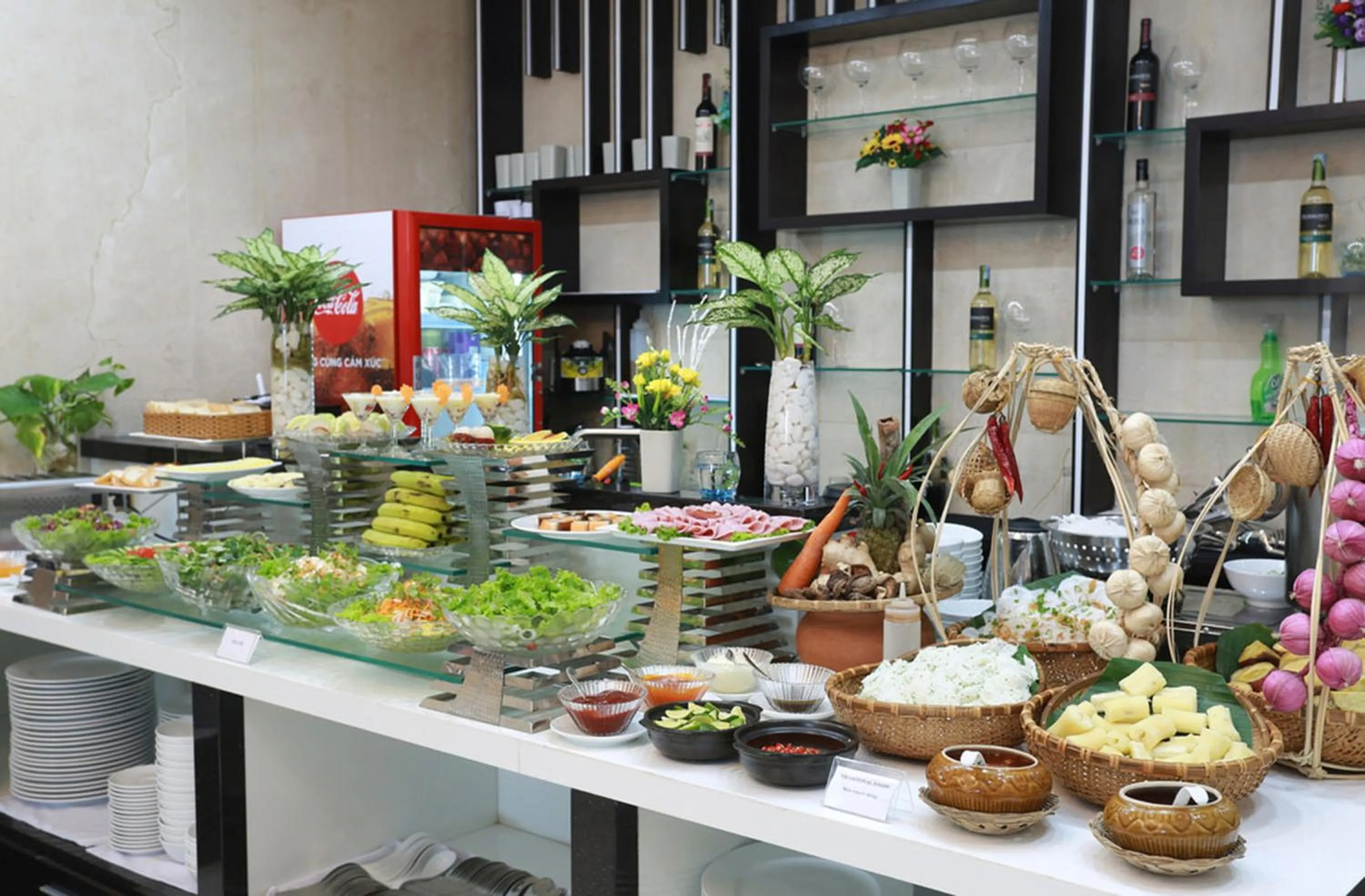 Buffet breakfast in Dylan Hotel Danang
