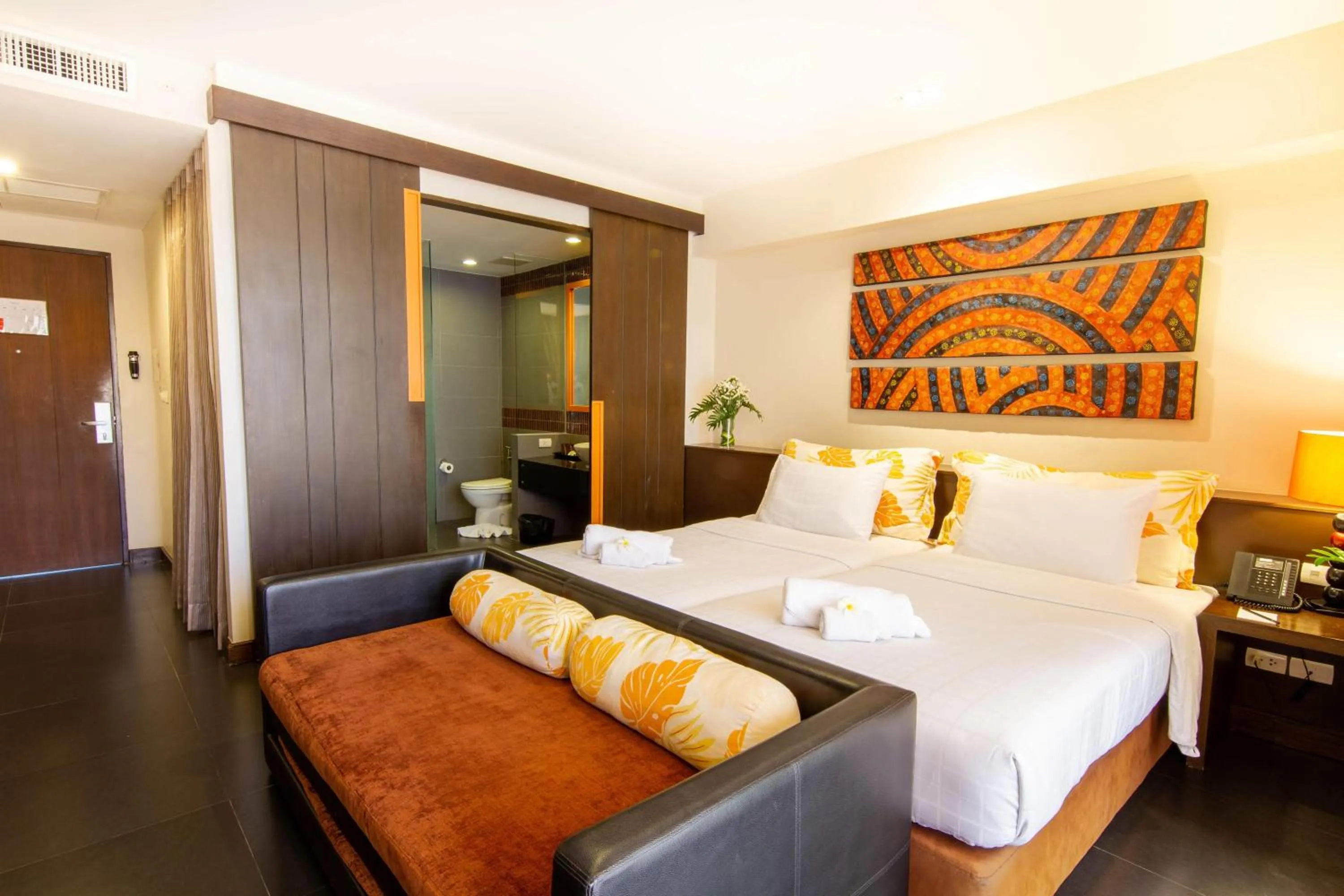 Photo of the whole room, Bed in FuramaXclusive Sandara Hua Hin at Cha-am Beach