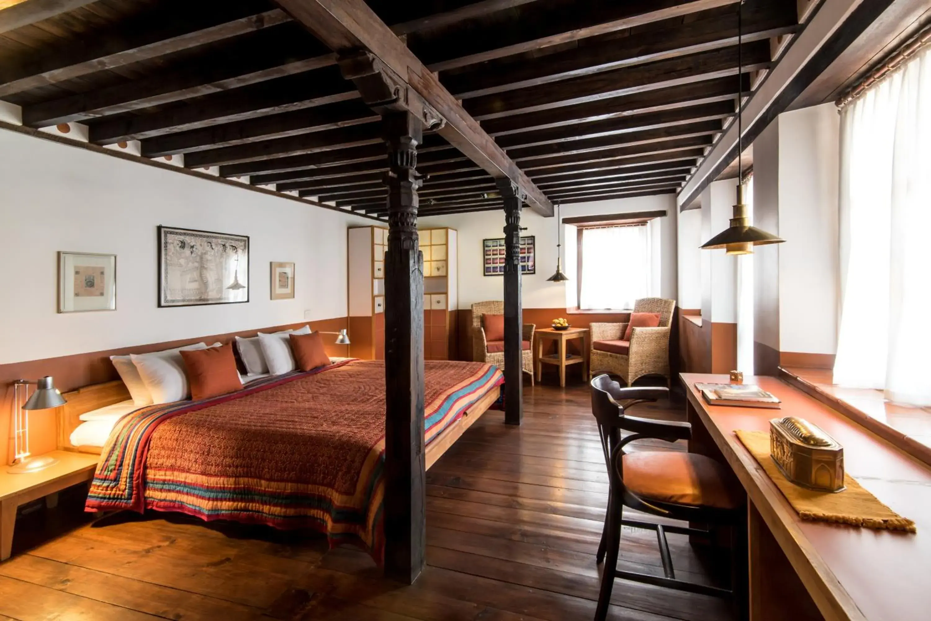 Deluxe Double Room with Bath in Milla Guesthouse Bhaktapur Deluxe Double Room with Bath in Milla Guesthouse Bhaktapur